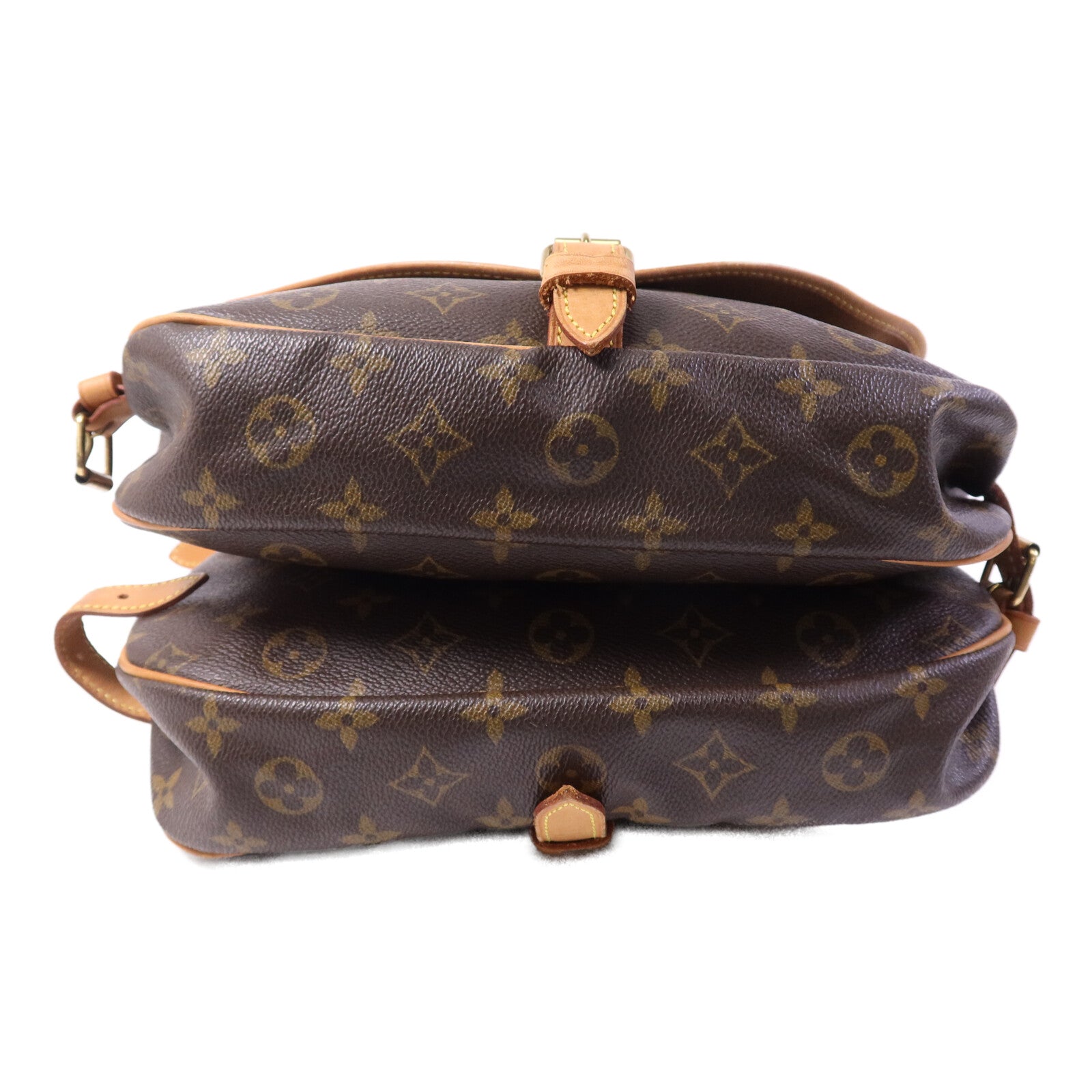 LOUIS VUITTON Monogram Saumur 30金扣肩背袋