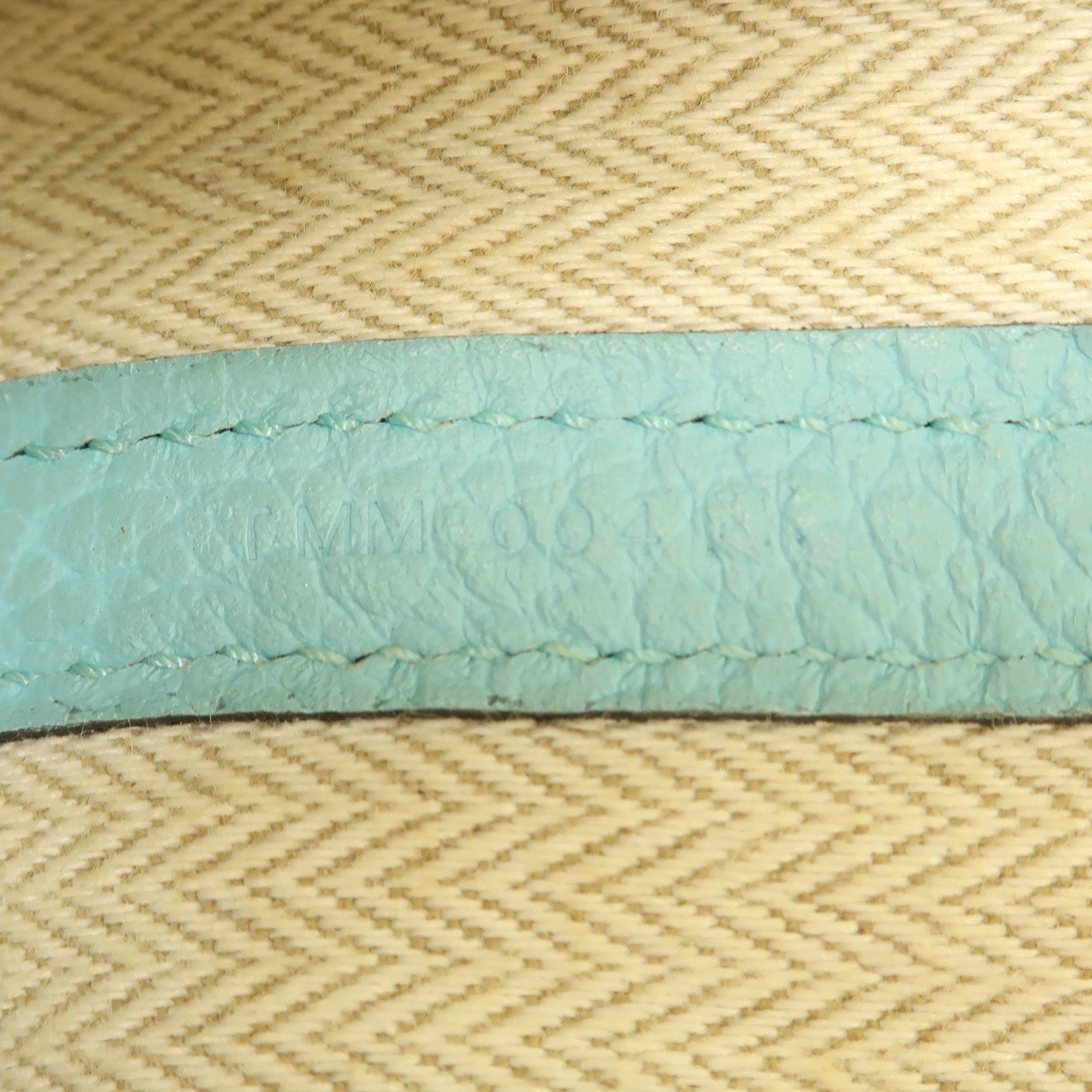 HERMES Country皮革Garden Party TPM銀扣手挽袋3P Bleu Atoll