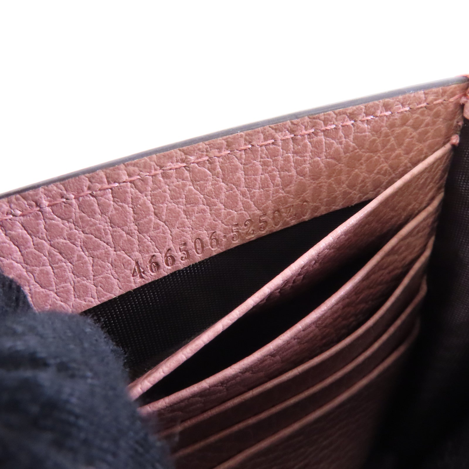 GUCCI 【激減優惠】牛皮皮革Chain Shoulder金扣鏈帶肩背袋粉紅色