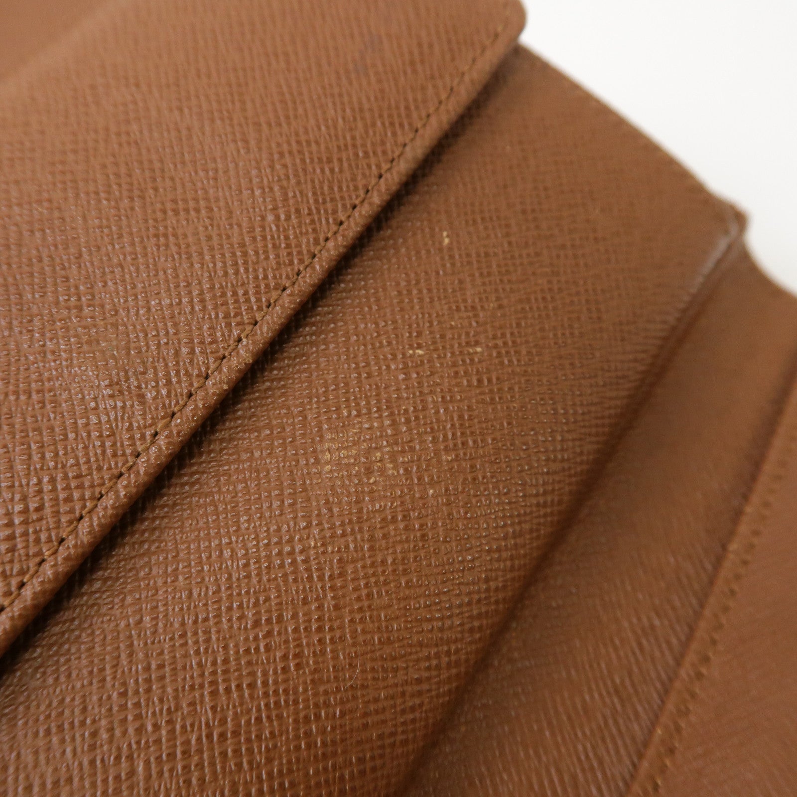 LOUIS VUITTON 【激減優惠】Monogram Porte Tresor Etui Papiers金扣啪鈕錢包啡色