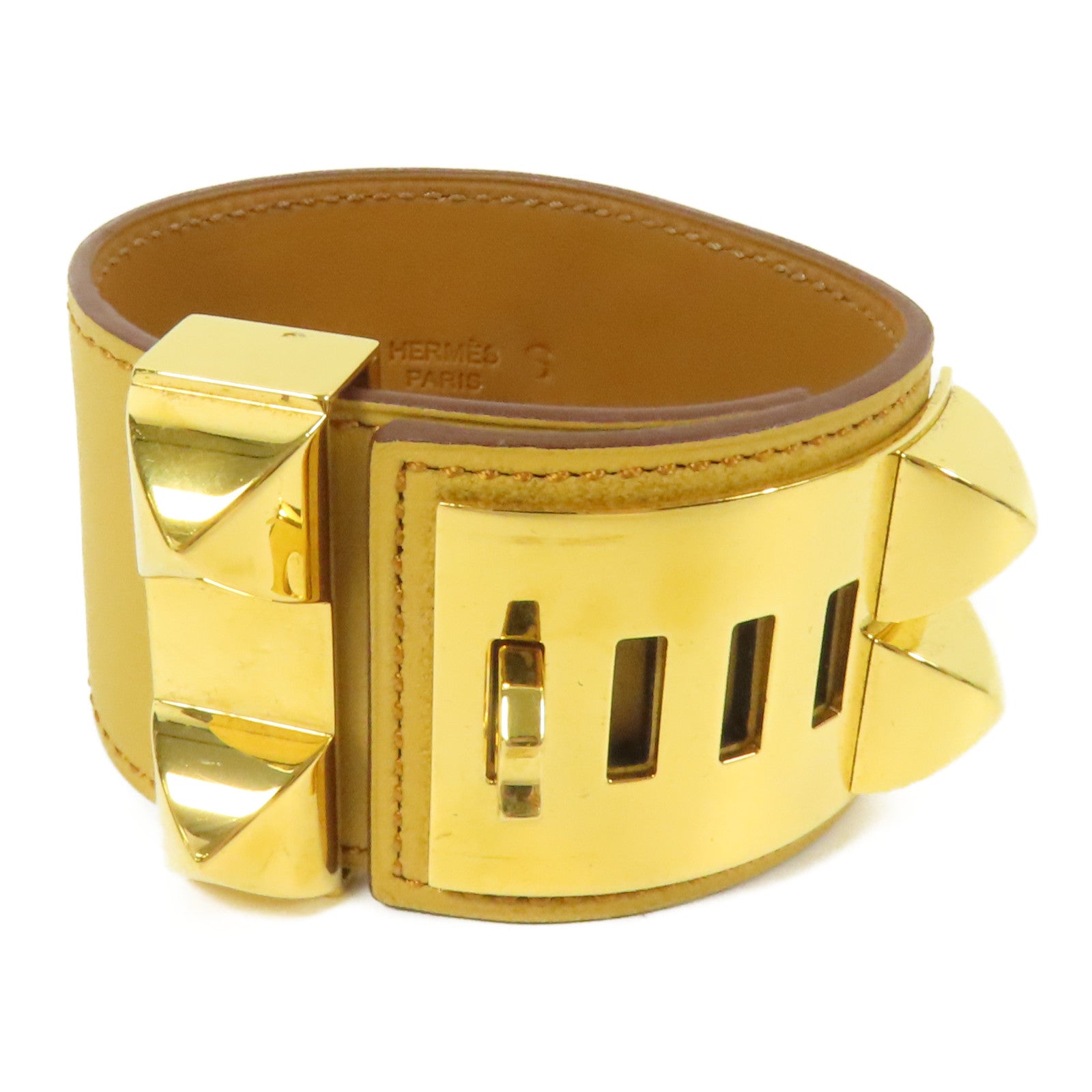 HERMES Swift皮革CDC Bracelet手鐲Hermes#S