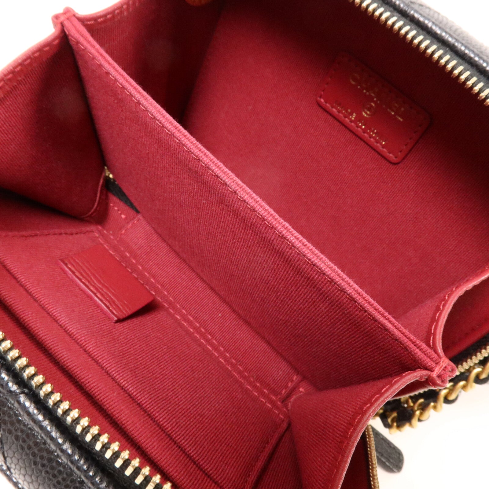 CHANEL 牛皮皮革Camera Bag鏈帶肩背袋