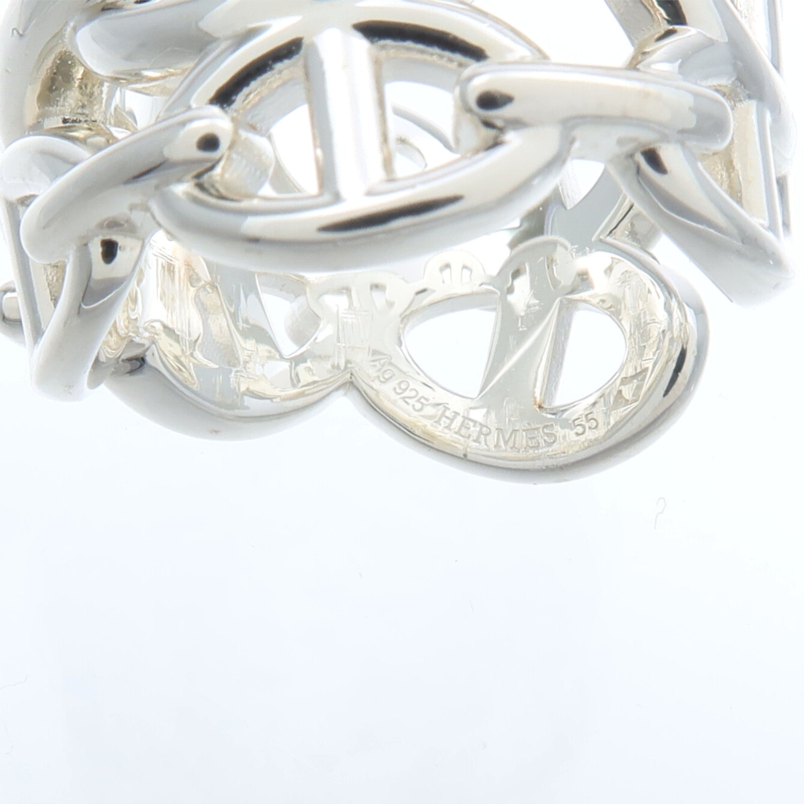 HERMES 925純銀Chaine d'Ancre Enchainee戒指