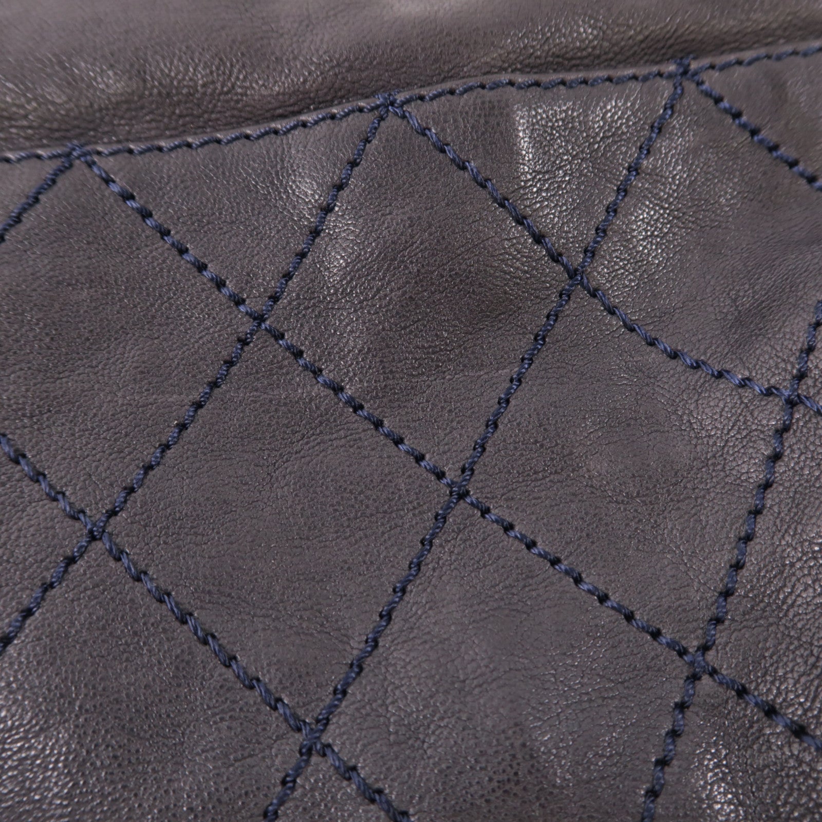 CHANEL CC SHW Chain Shoulder Bag Calfskin Leather Black