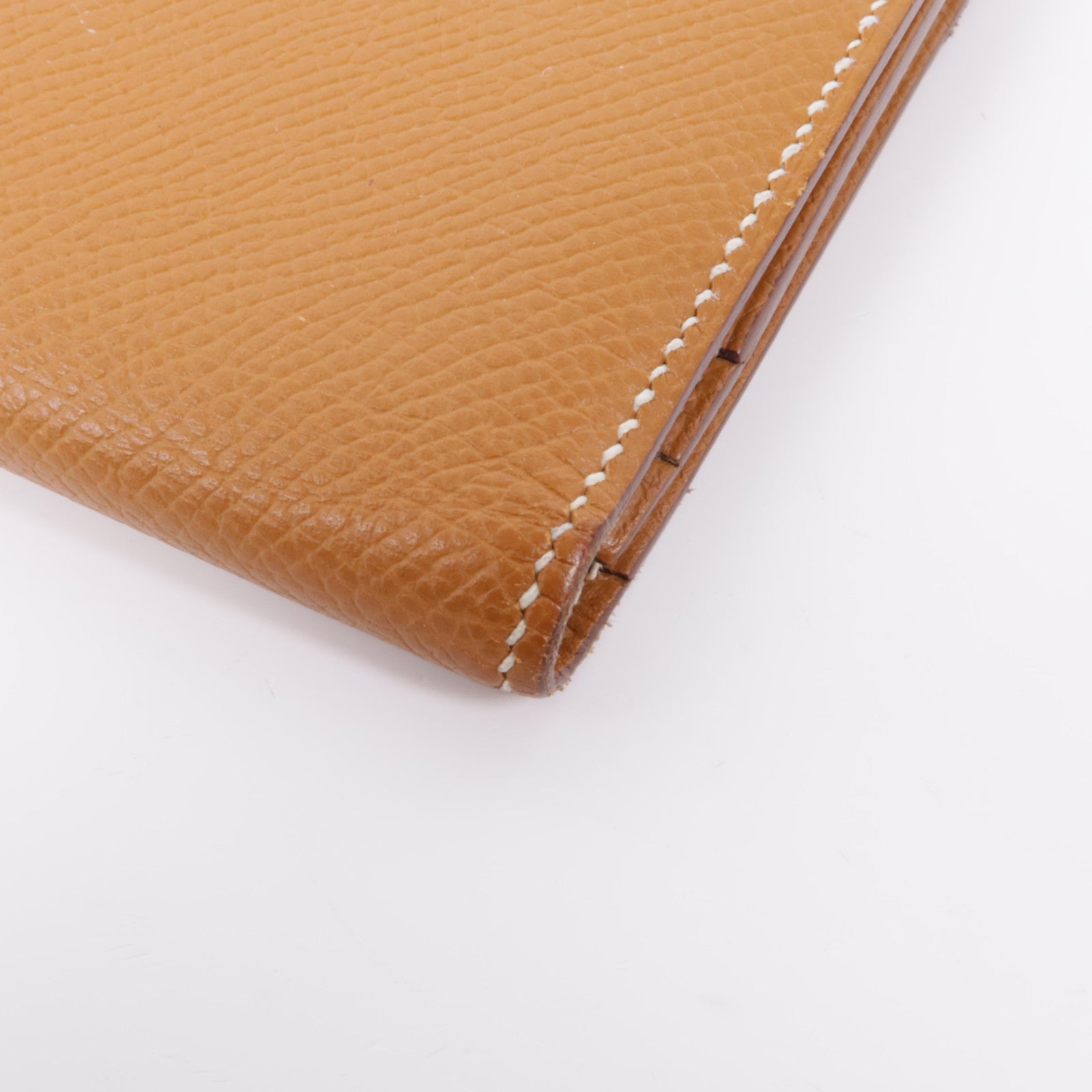 HERMES Epsom皮革Bearn Wallet銀扣長錢包Gold