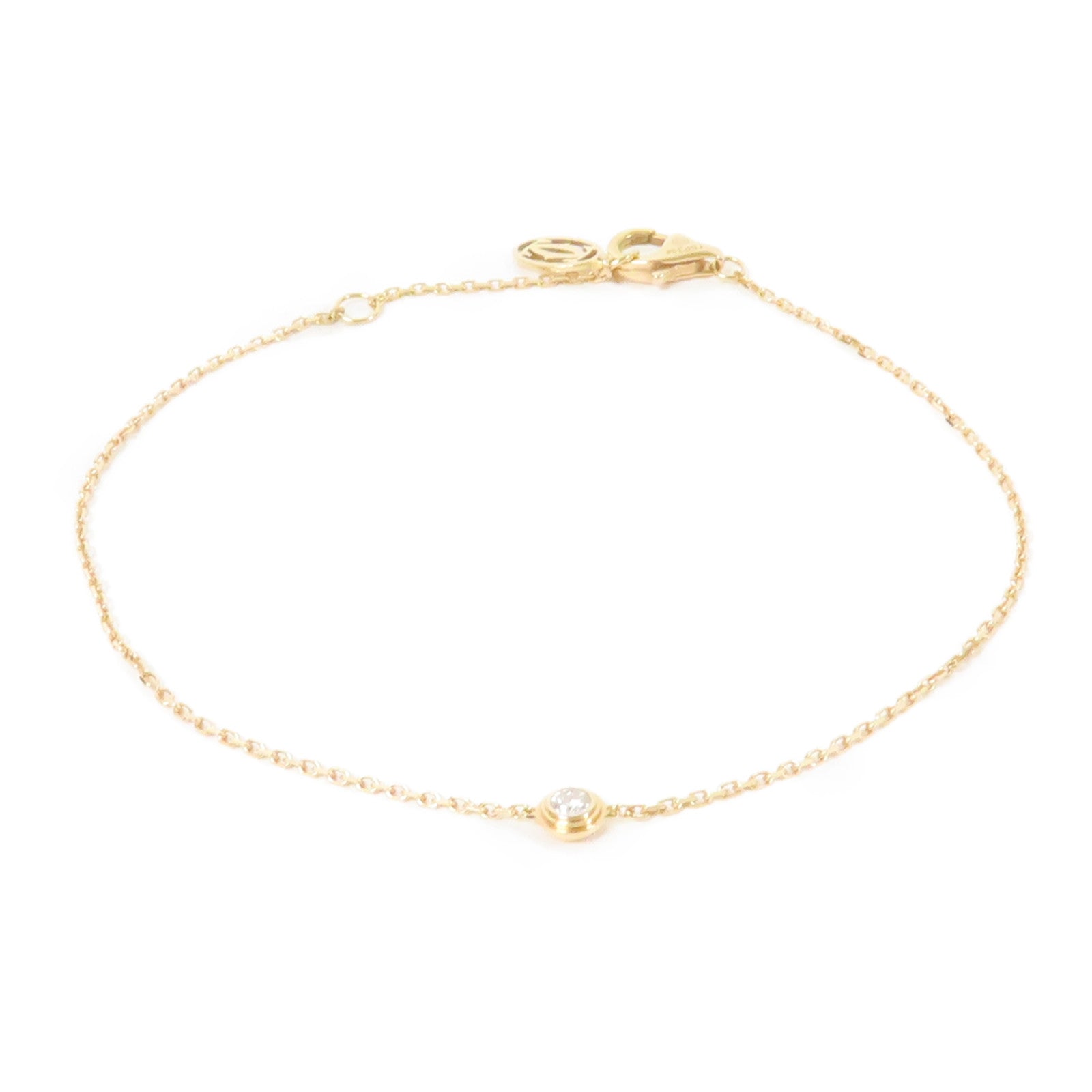 CARTIER 18K玫瑰金D'amour Bracelet 0.04ct鑚石手鏈