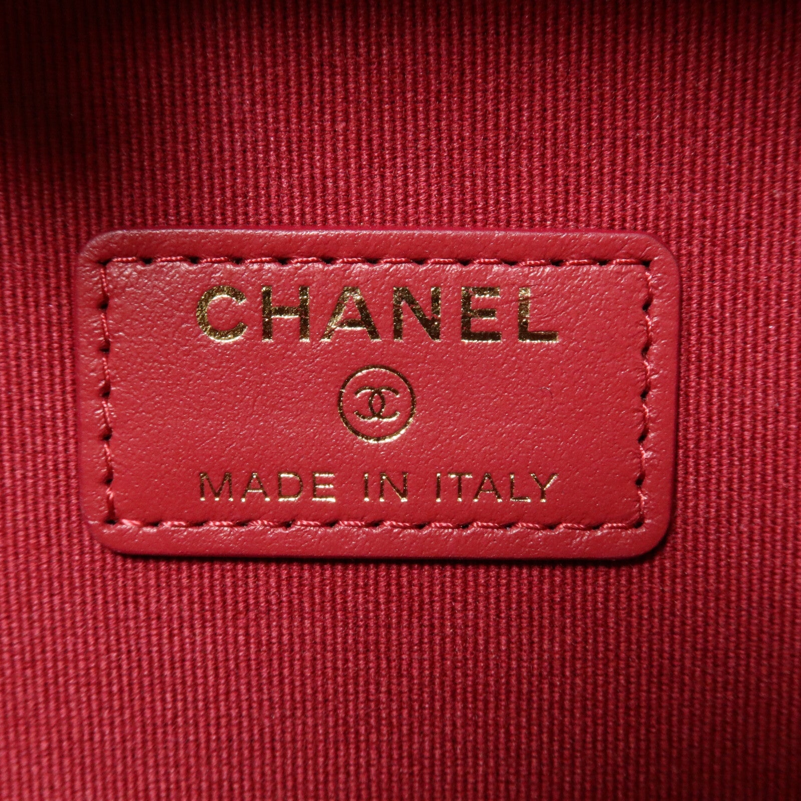 CHANEL 牛皮皮革Camera Bag鏈帶肩背袋