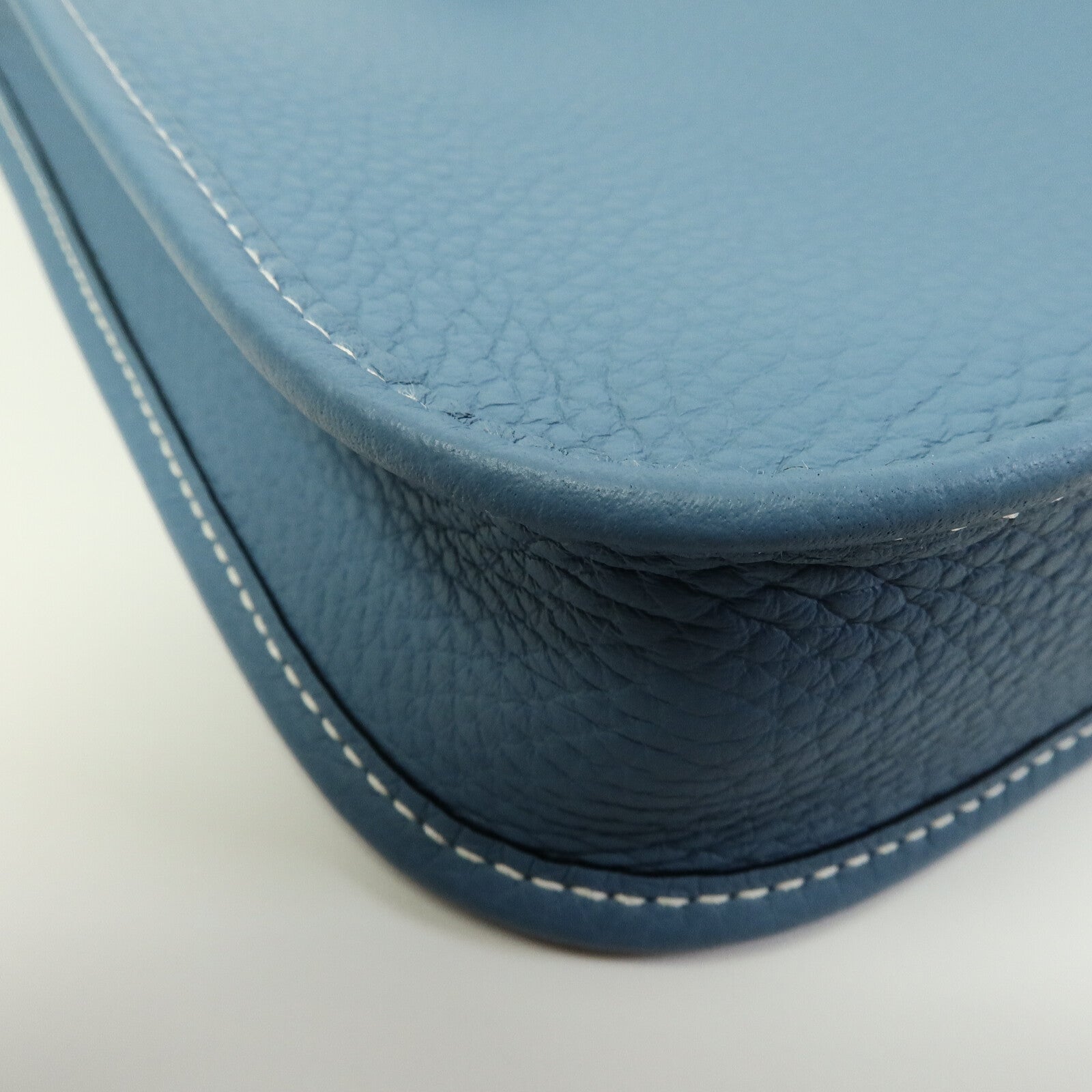 HERMES Clemence皮革Evelyne TPM肩背袋New Blue Jean