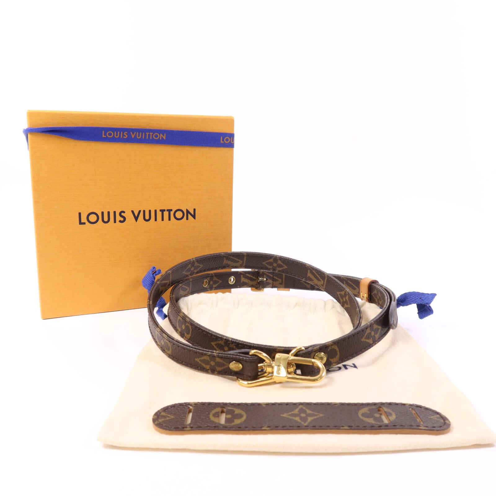 LOUIS VUITTON Monogram Shoulder Strap金扣肩帶