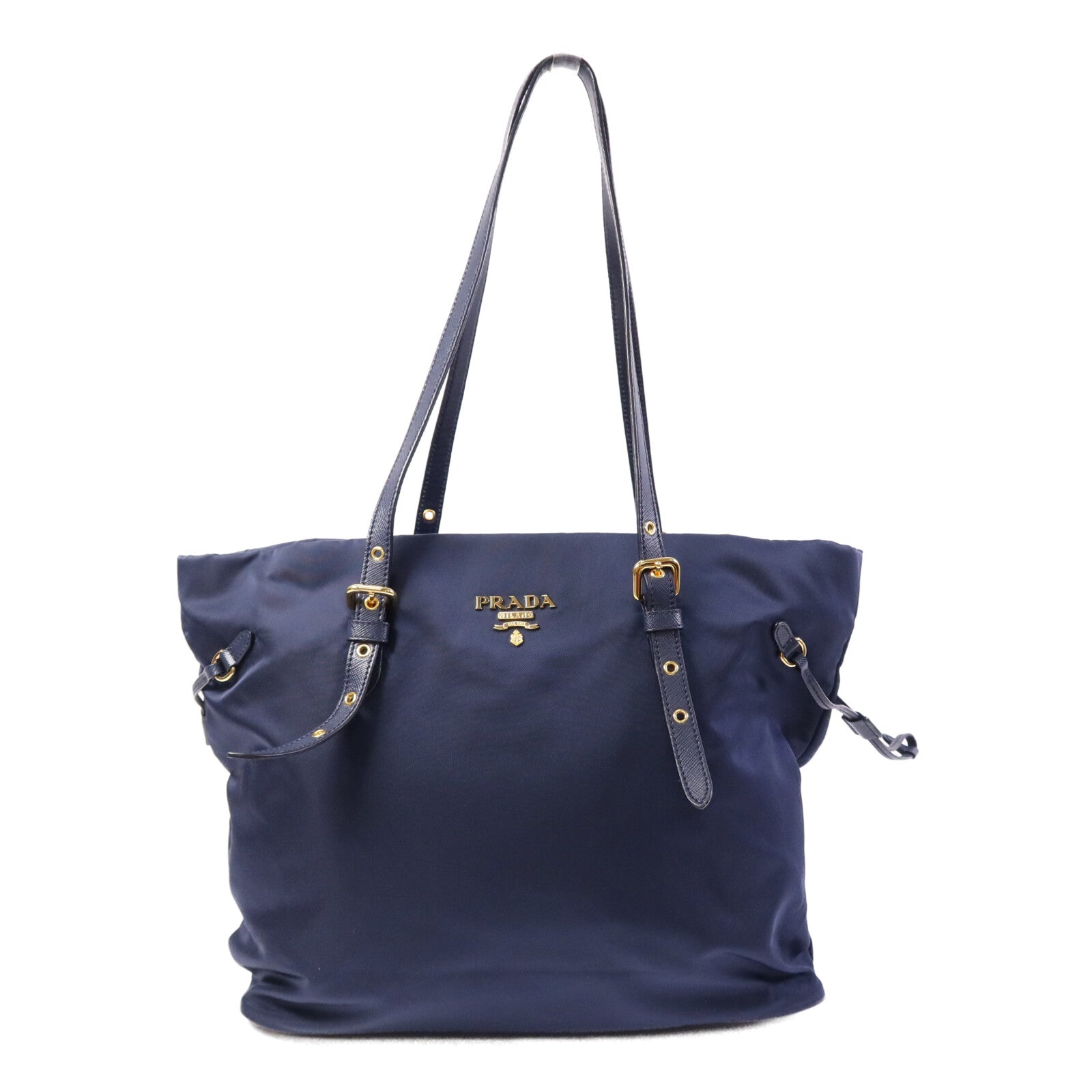 PRADA 【激減優惠】尼龍Tote Bag金扣手挽袋