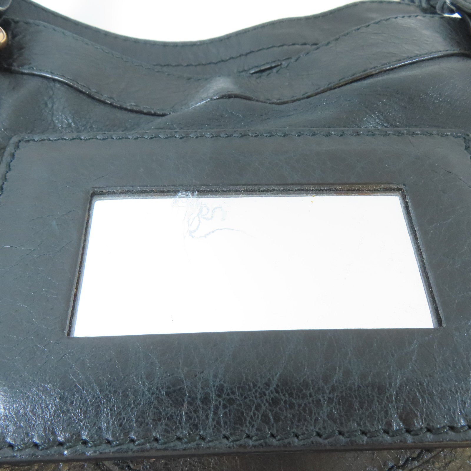 BALENCIAGA 牛皮皮革Giant City金扣手挽肩背兩用袋黑色
