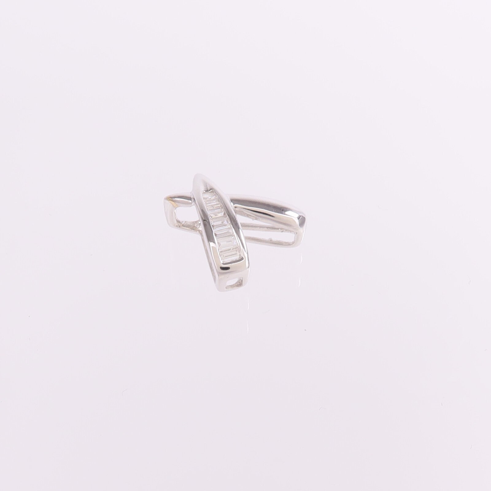JEWELRY 【激減優惠】18K白金Diamond Pendant Top鑽石吊墜