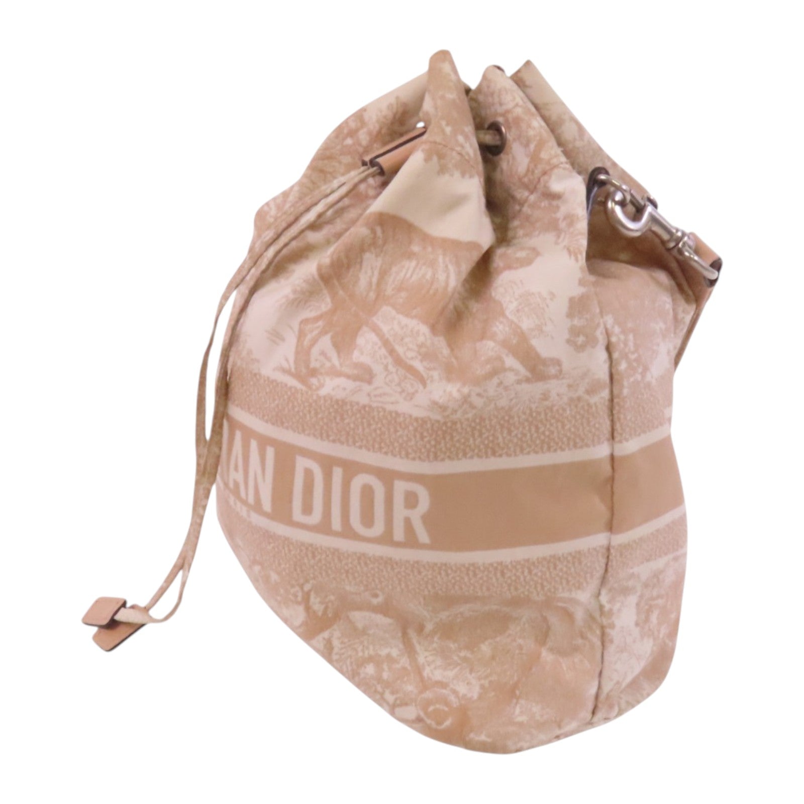 Dior 尼龍Travel Pouch銀扣手挽袋