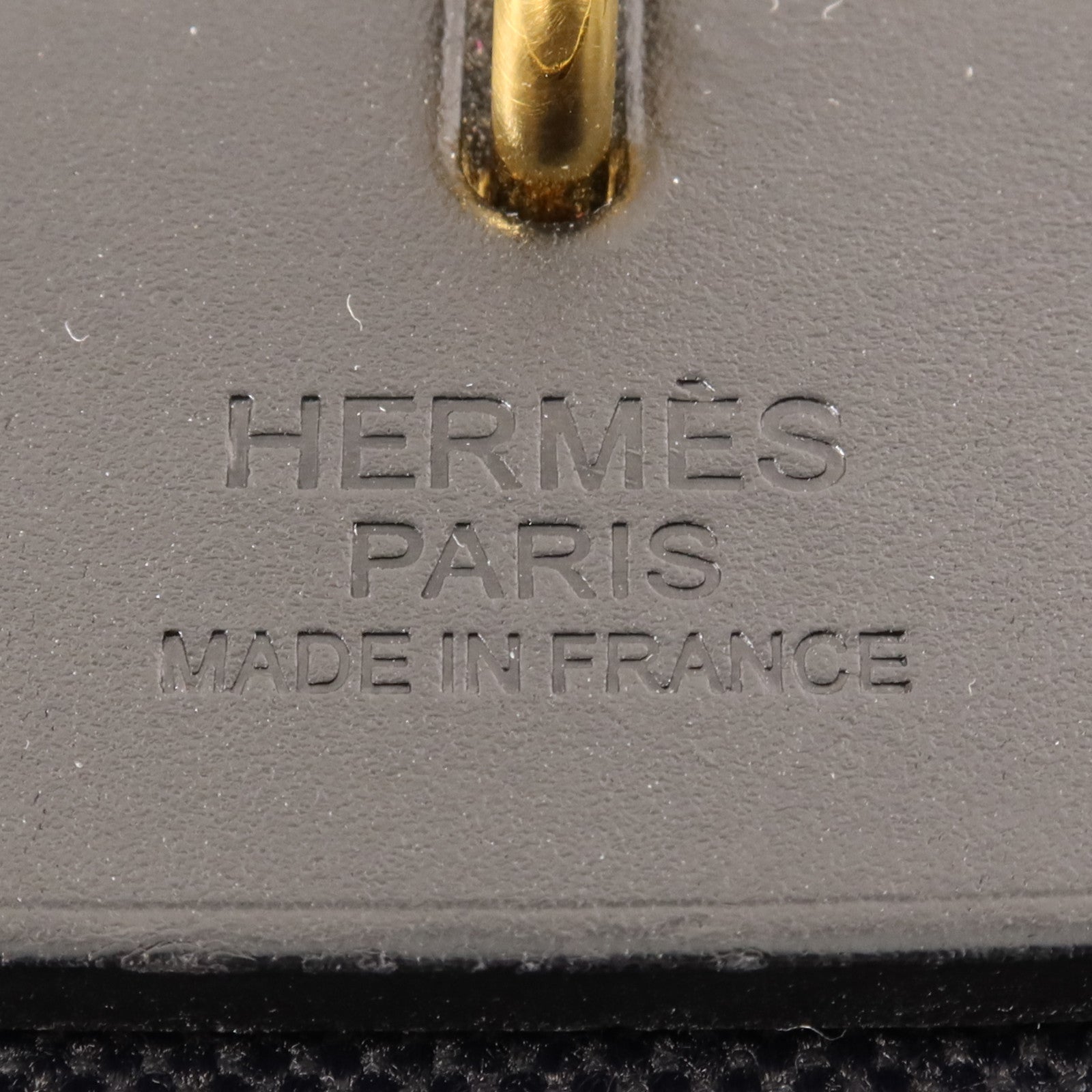 HERMES 帆布/皮革Herbag PM金扣手挽肩背兩用袋Noir