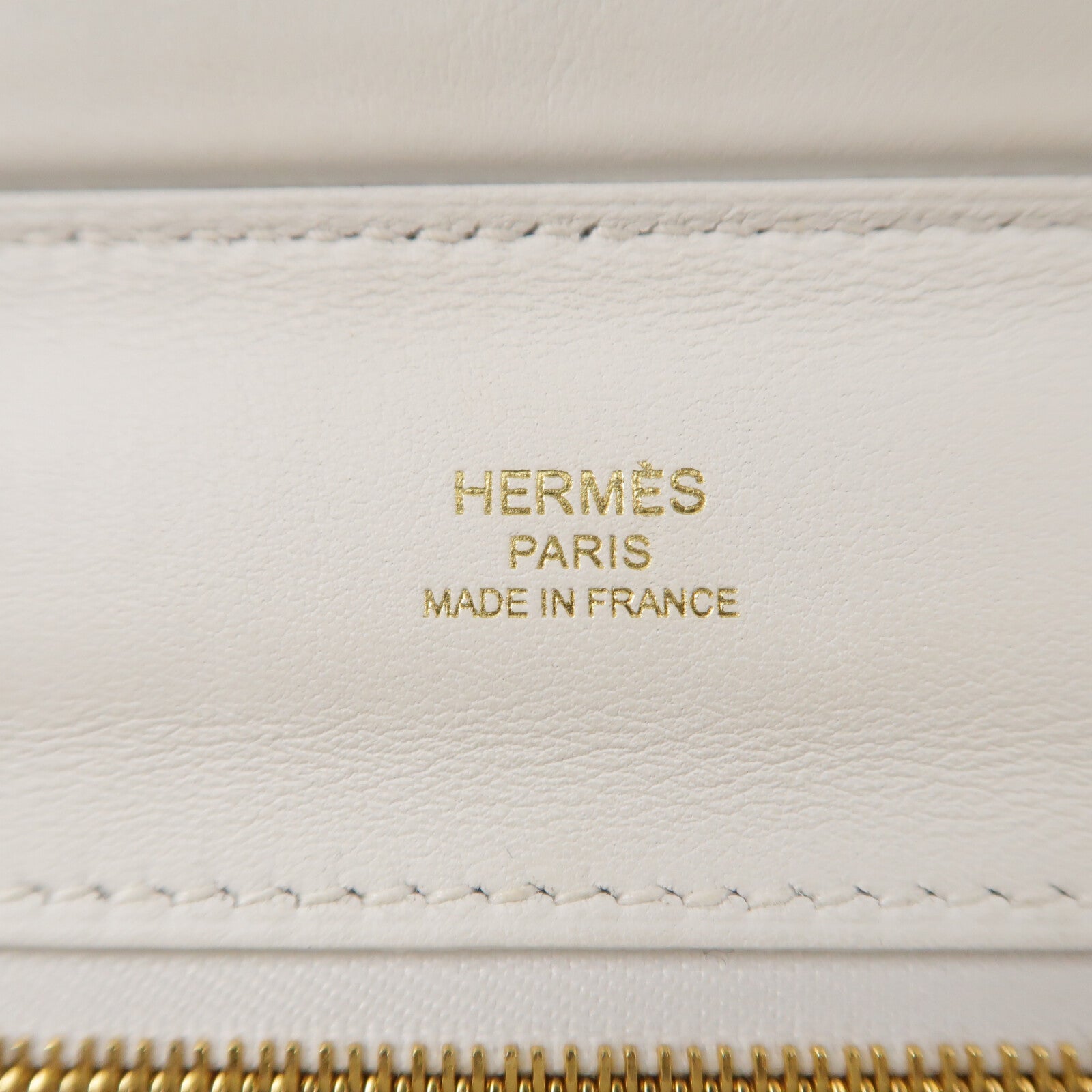 HERMES Evercolor皮革24/24 Mini手挽肩背兩用袋Craie