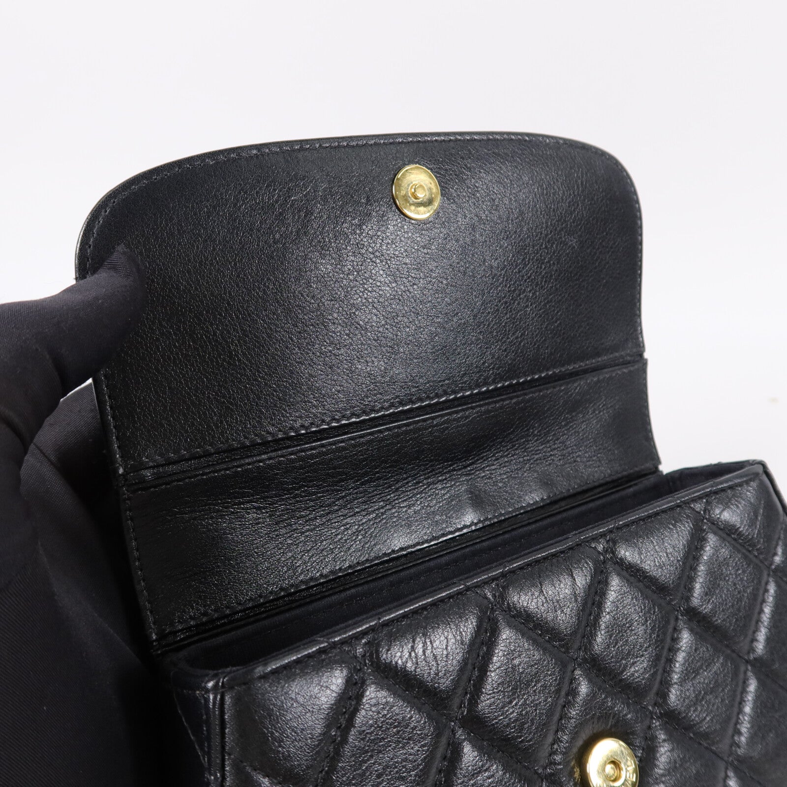 CHANEL 牛皮皮革Chain Shoulder鏈帶肩背袋