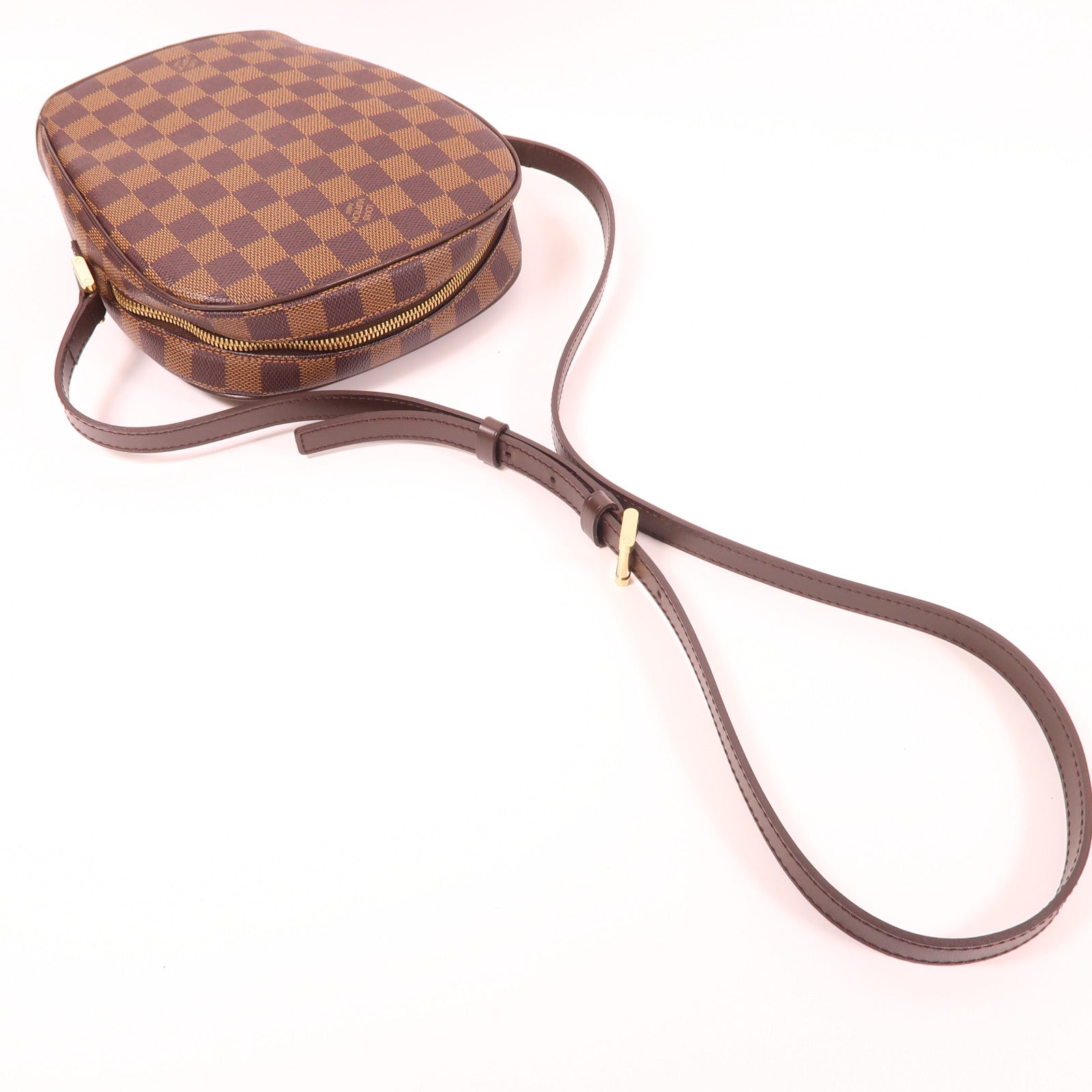 LOUIS VUITTON Damier Ipanema PM金扣肩背袋
