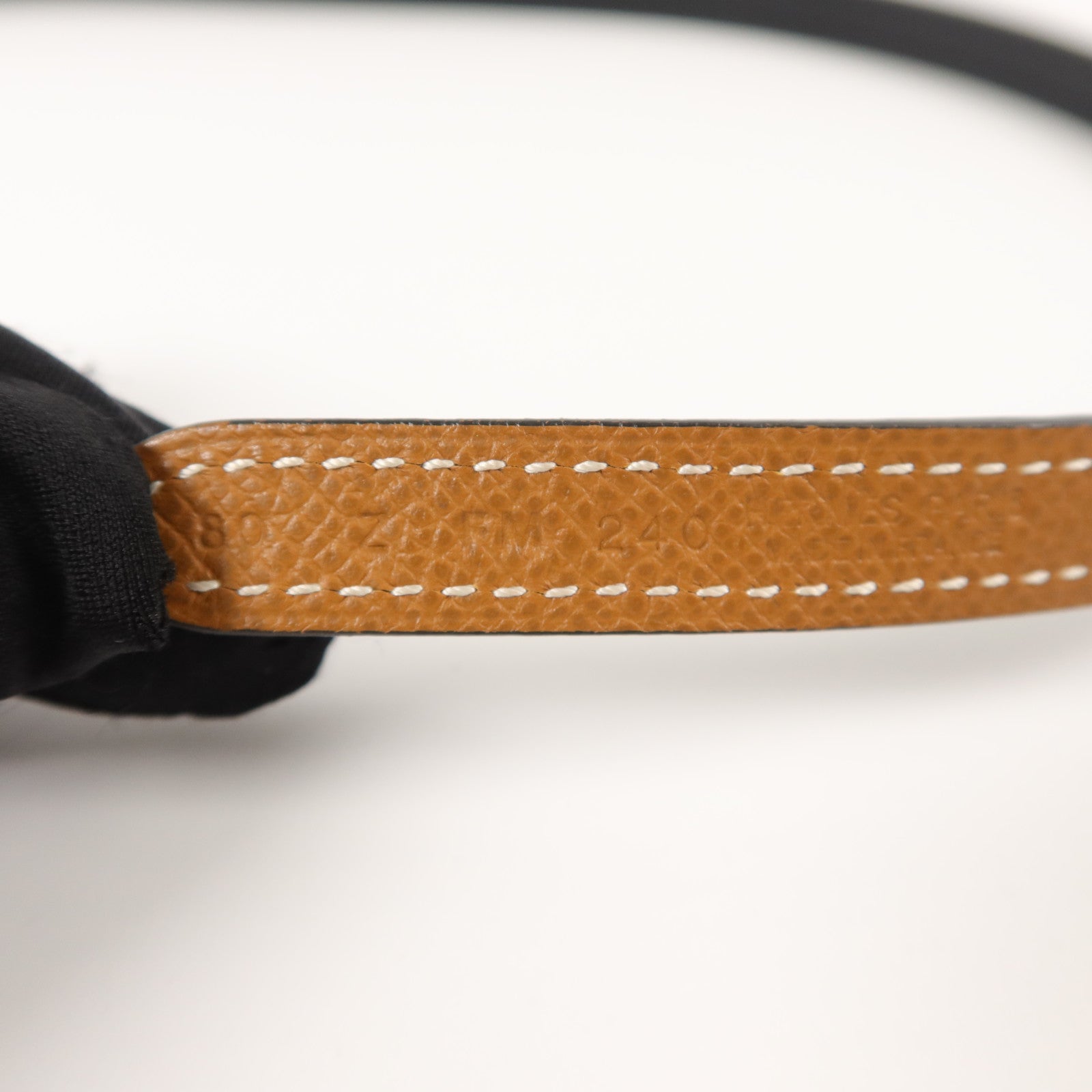 HERMES 【激減優惠】Epsom皮革Belt皮帶Gold