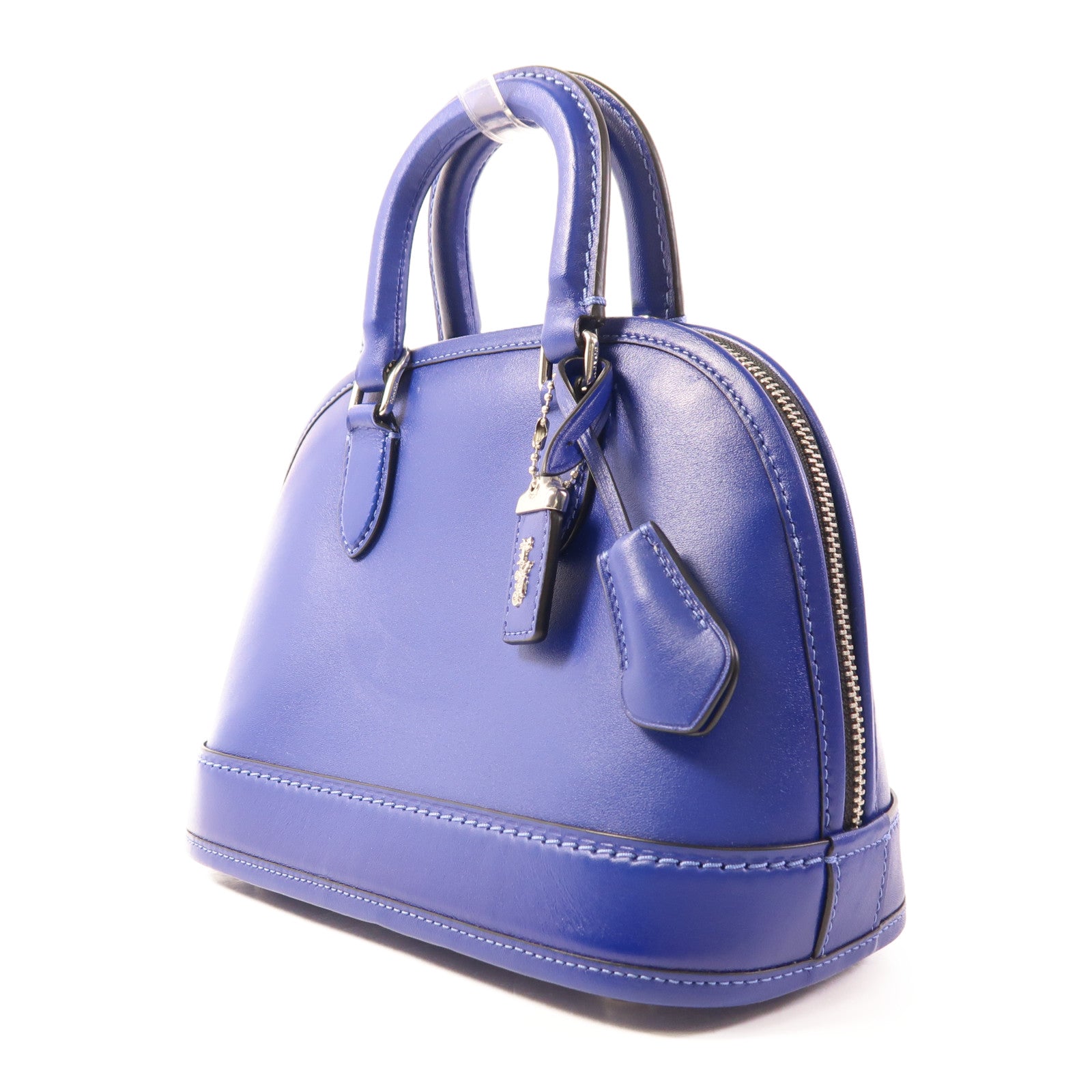 COACH 牛皮皮革Revel Bag 24銀扣手挽肩背兩用袋