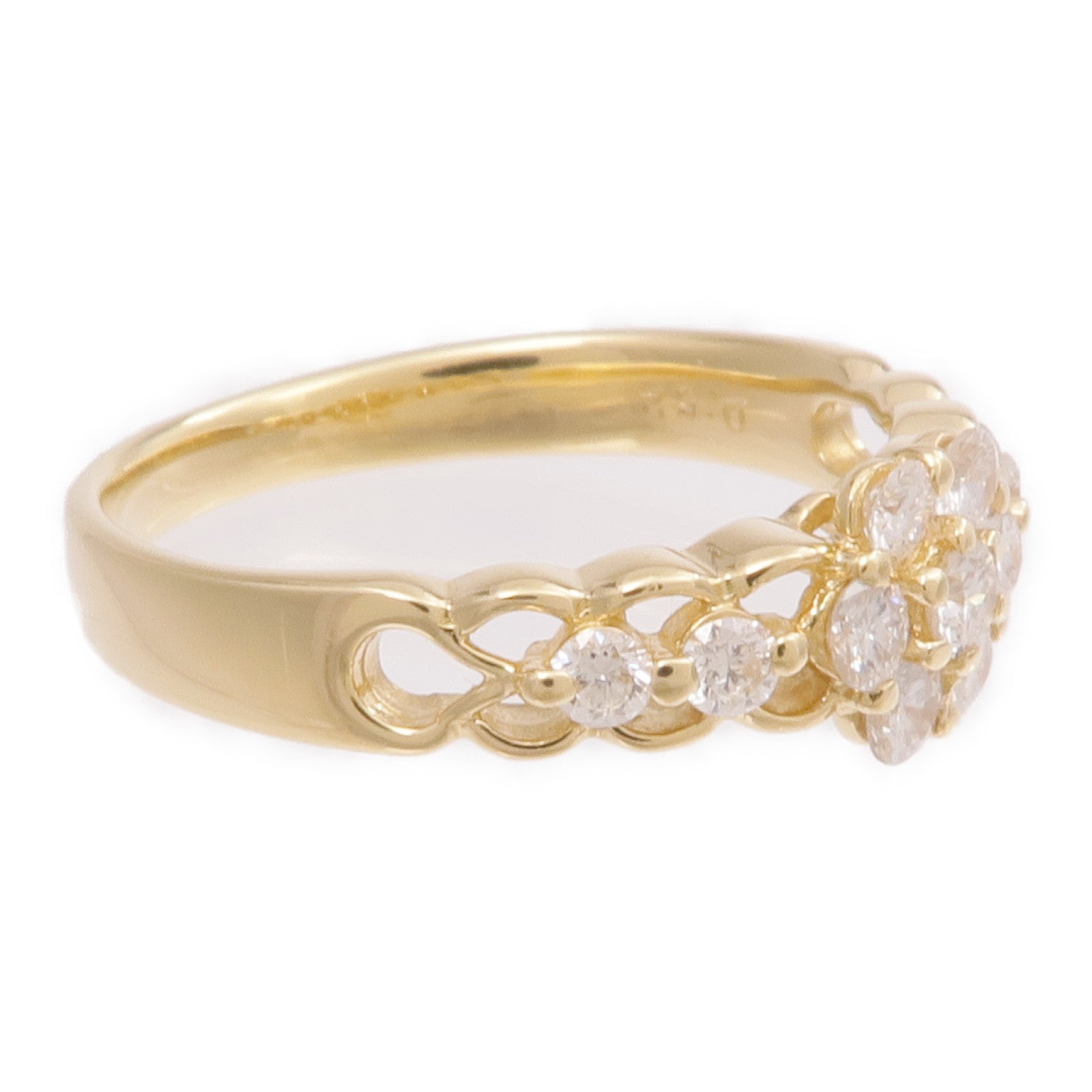 JEWELRY 【激減優惠】18K黃金Diamond Ring鑽石戒指US#6.75