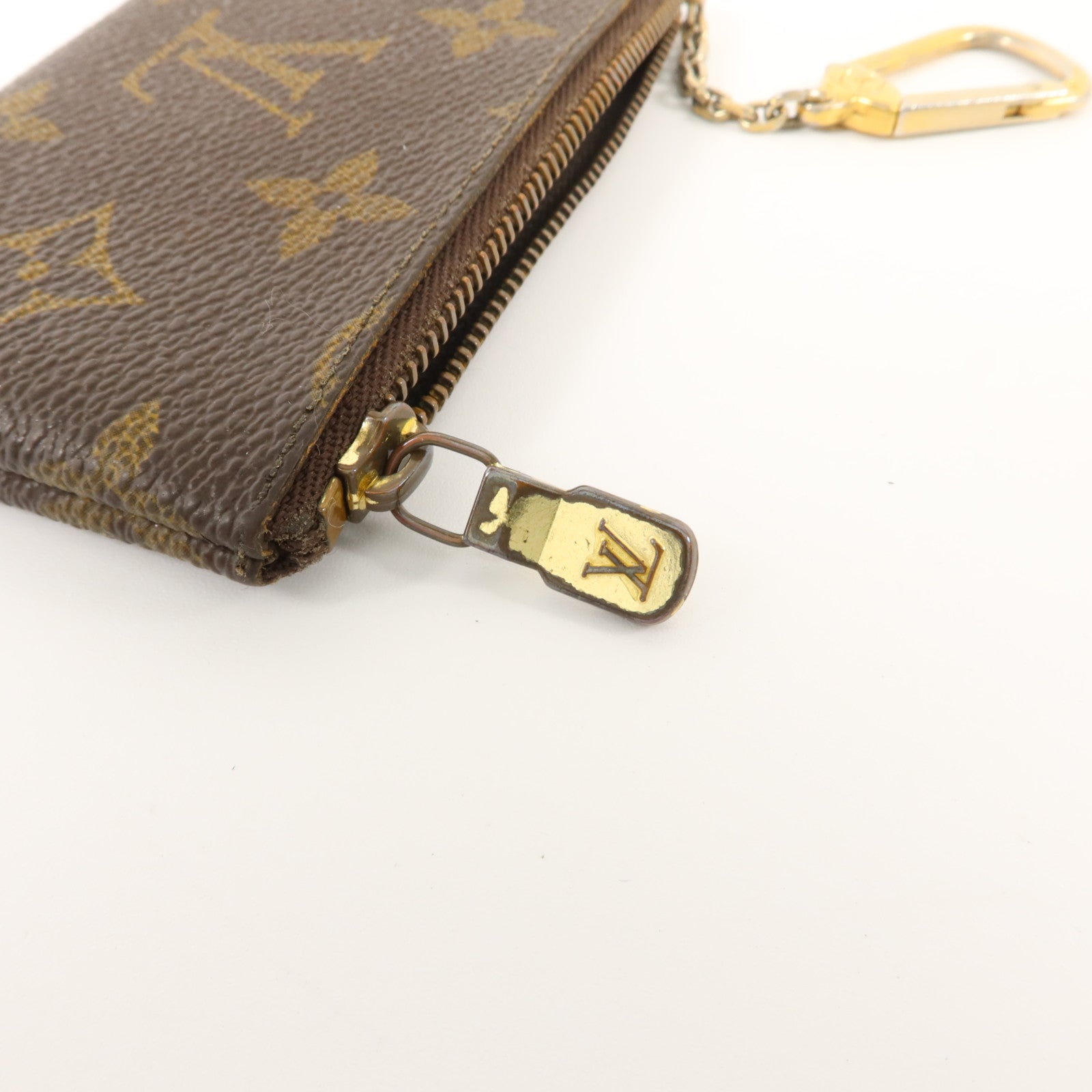 LOUIS VUITTON Monogram Key Pouch金扣鎖匙包