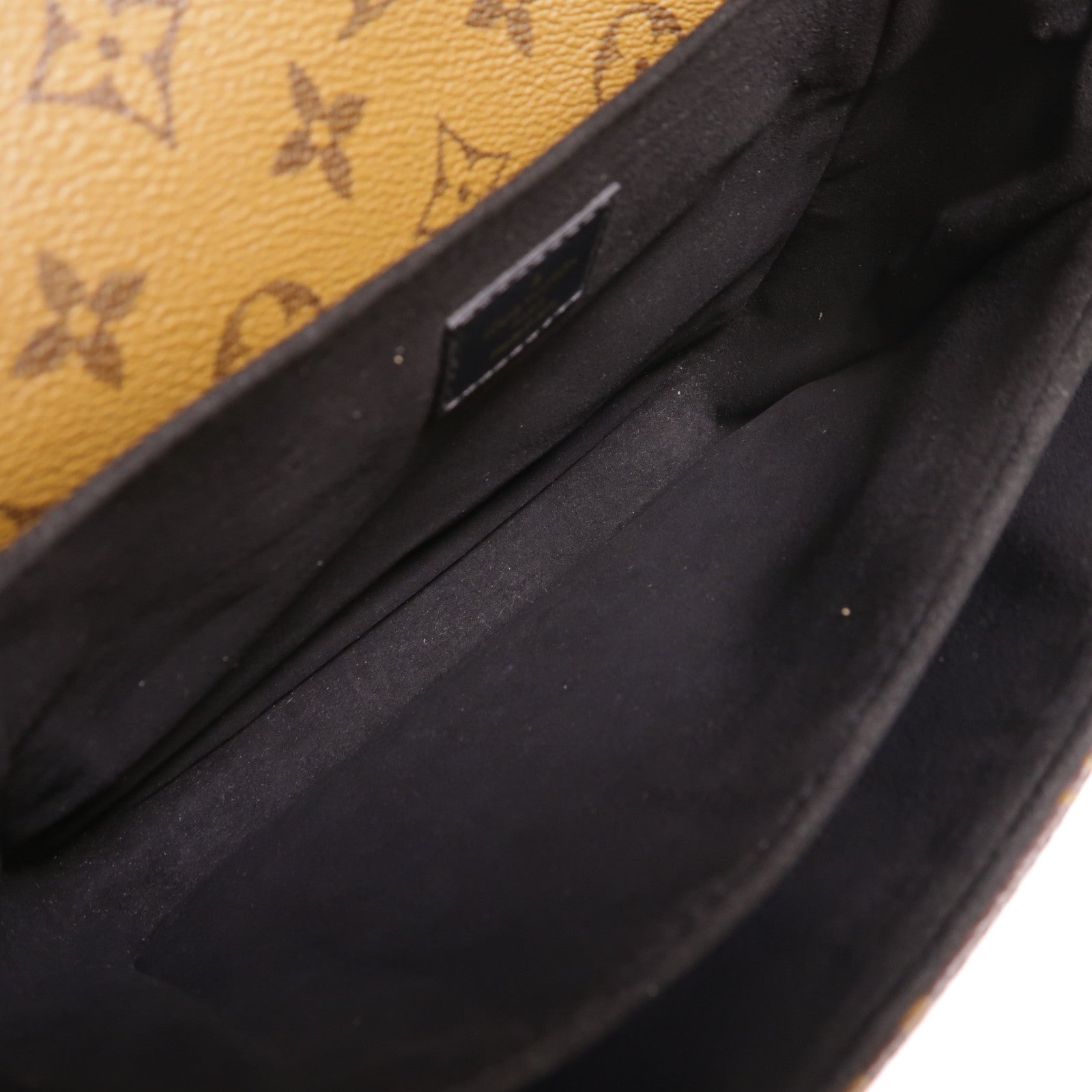 LOUIS VUITTON Monogram Reverse Pochette Metis金扣手挽肩背兩用袋