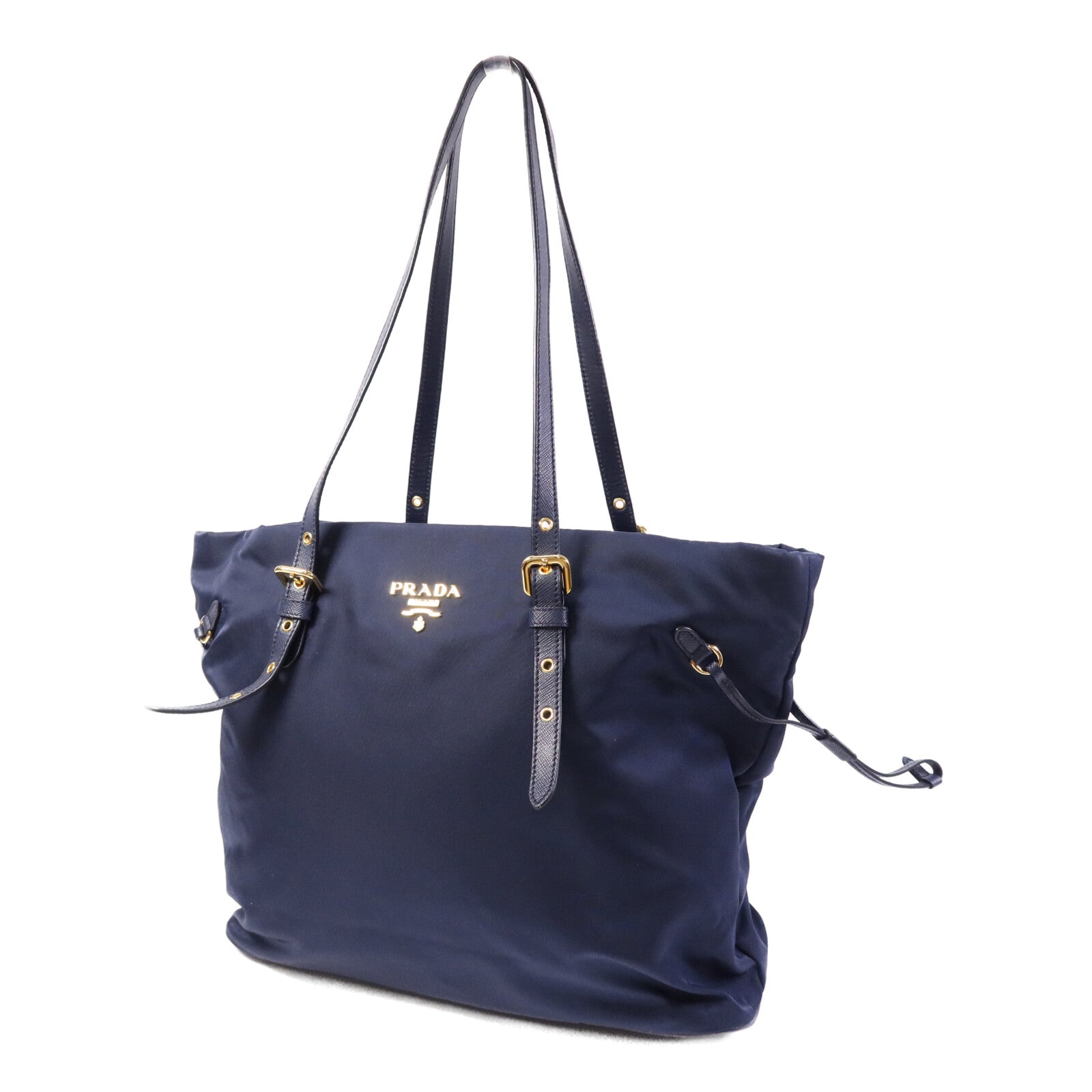 PRADA 【激減優惠】尼龍Tote Bag金扣手挽袋