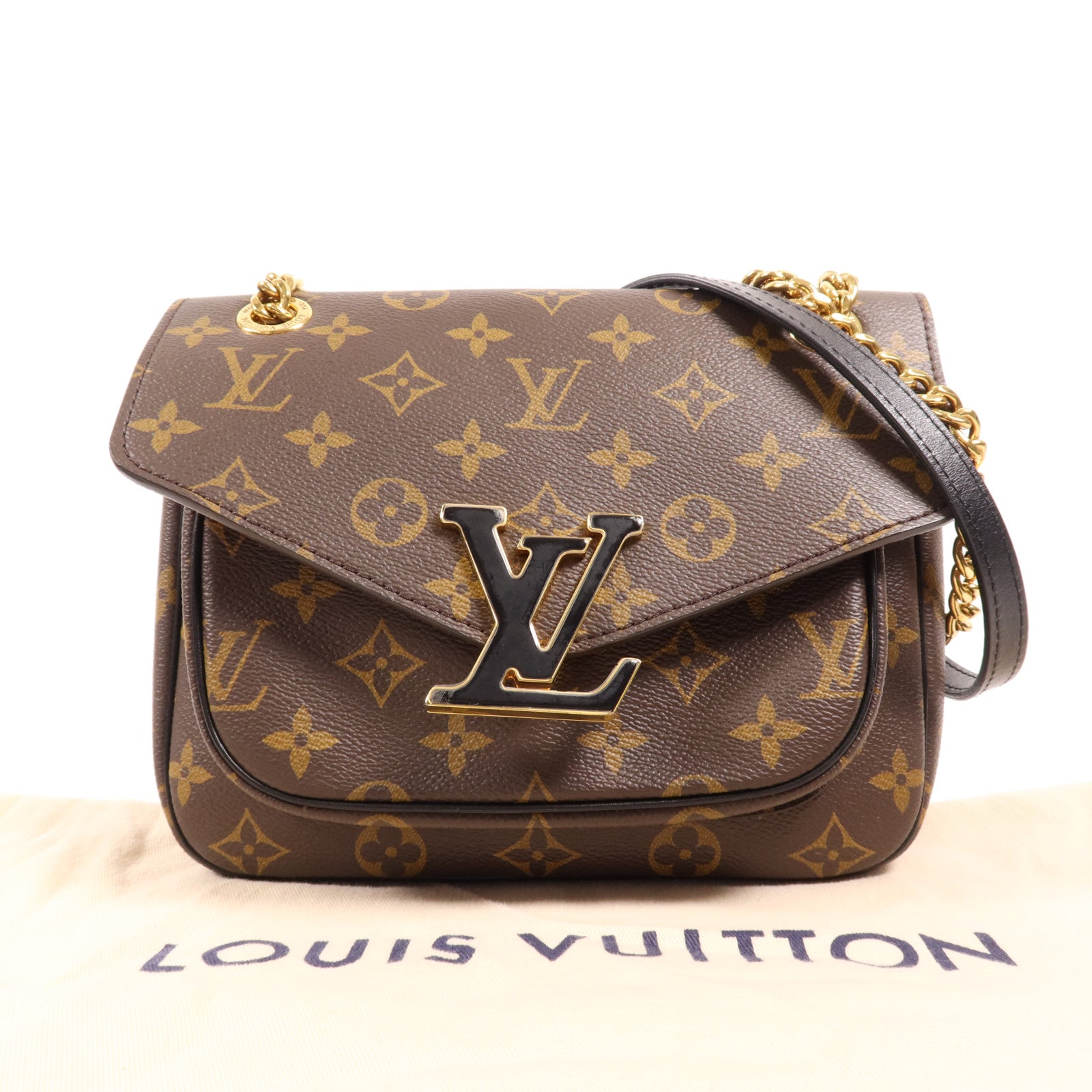 LOUIS VUITTON Monogram Passy金扣肩背袋
