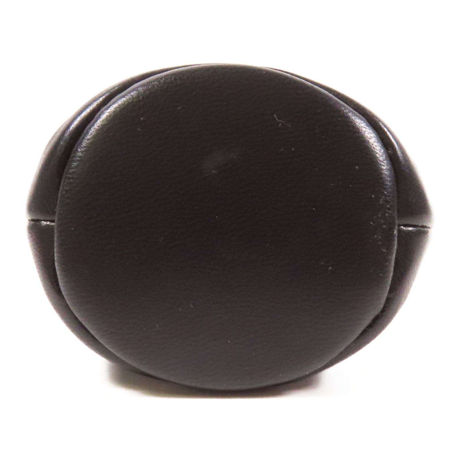 PRADA 羊皮皮革Coin Case銀扣零錢包黑色
