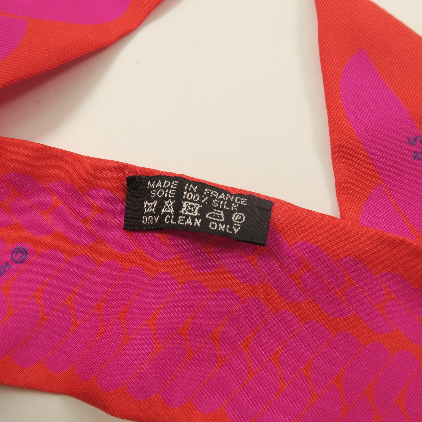 HERMES 絲質Twilly絲巾