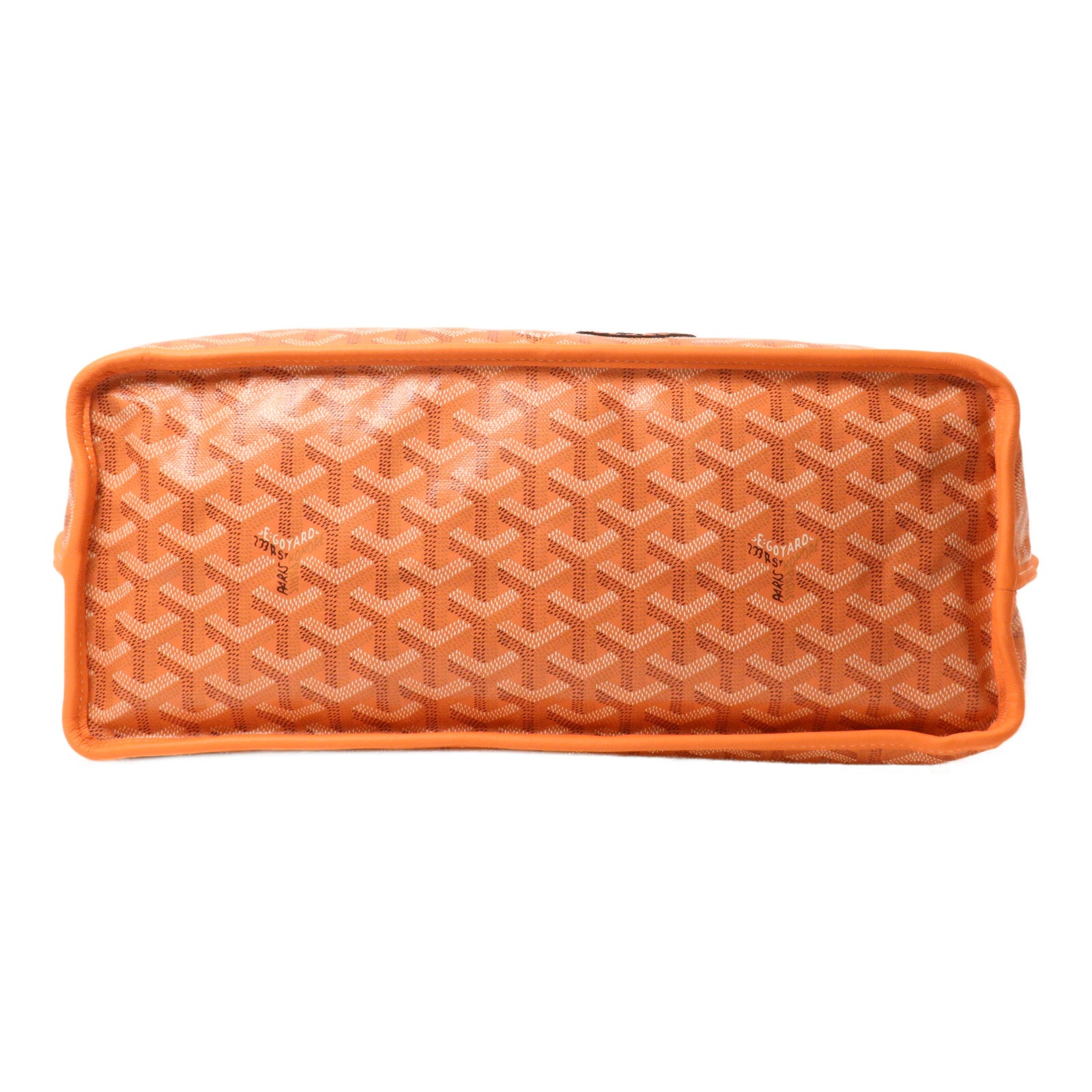 GOYARD 塗層帆布/牛皮皮革Anjou PM手挽袋