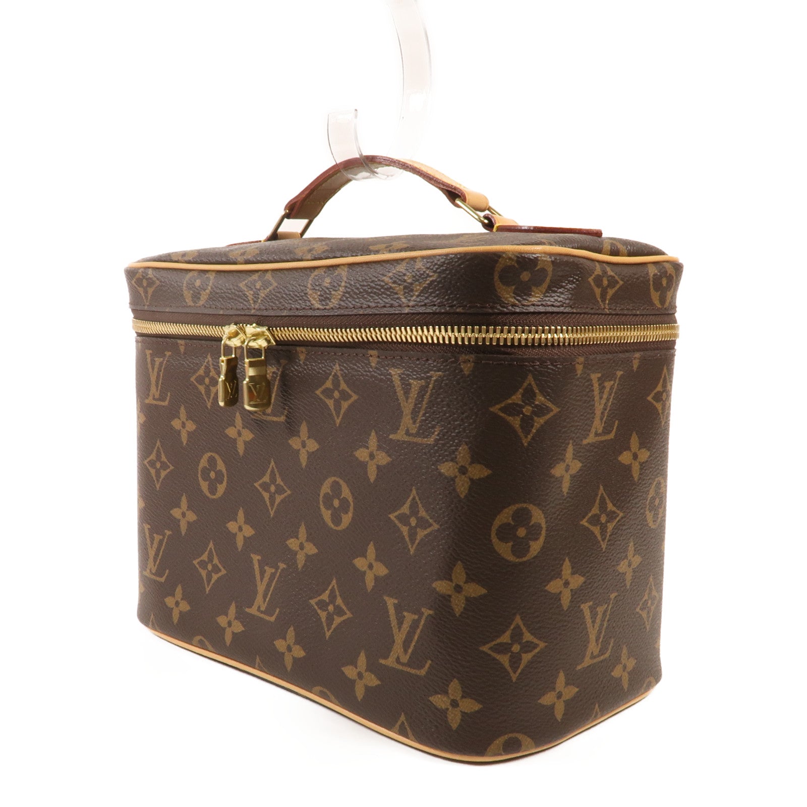 LOUIS VUITTON Monogram Nice BB金扣手挽袋