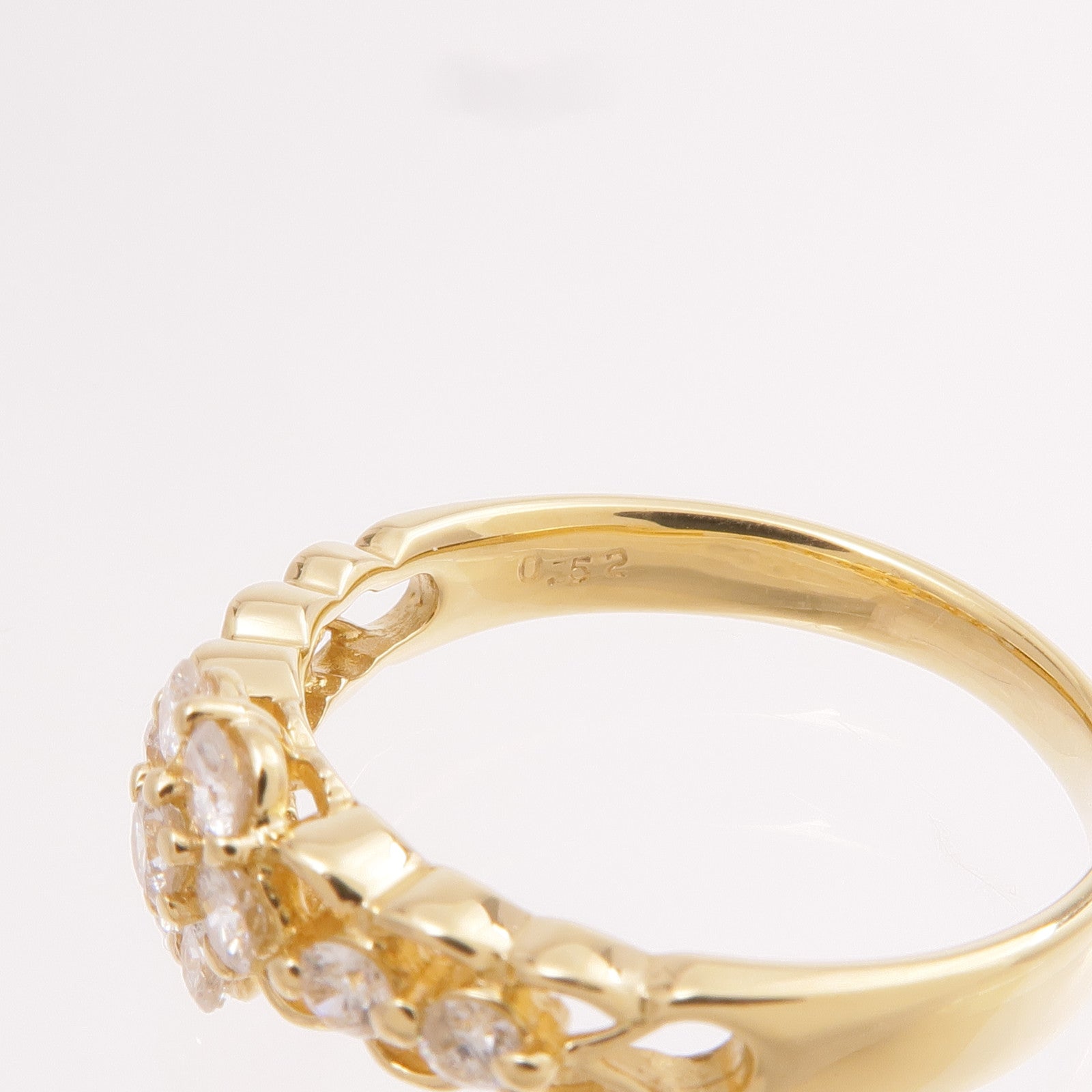 JEWELRY 【激減優惠】18K黃金Diamond Ring鑽石戒指US#6.75
