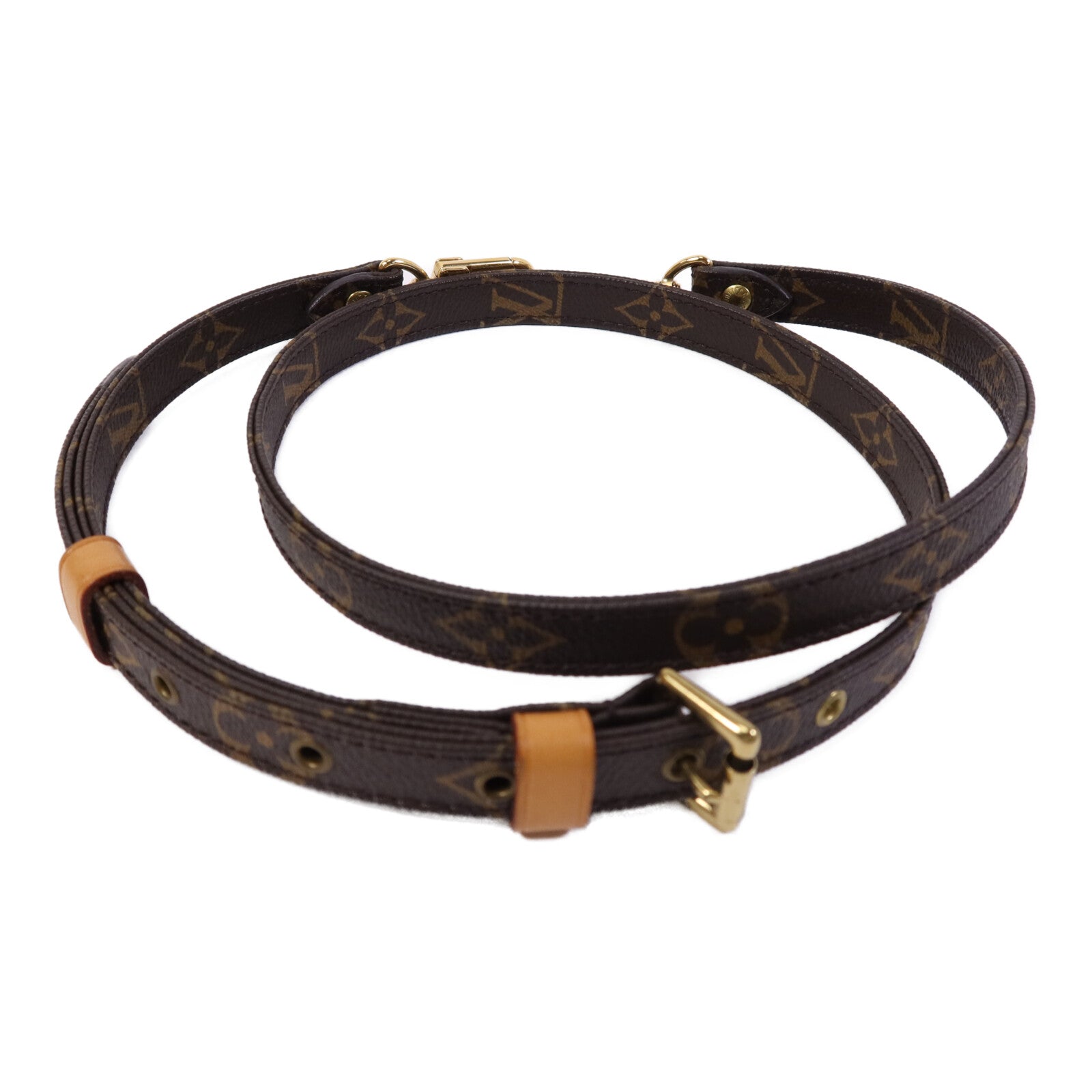 LOUIS VUITTON Monogram Shoulder Strap金扣肩帶