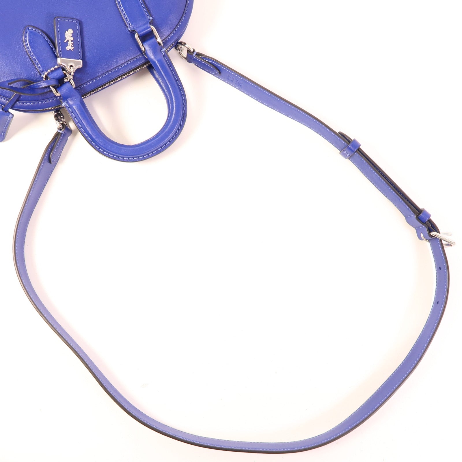 COACH 牛皮皮革Revel Bag 24銀扣手挽肩背兩用袋