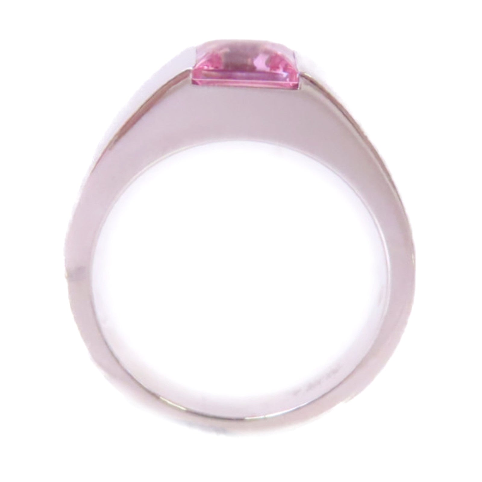 CARTIER 18K白金/電氣石Tourmaline Ring戒指#51/US#5.75