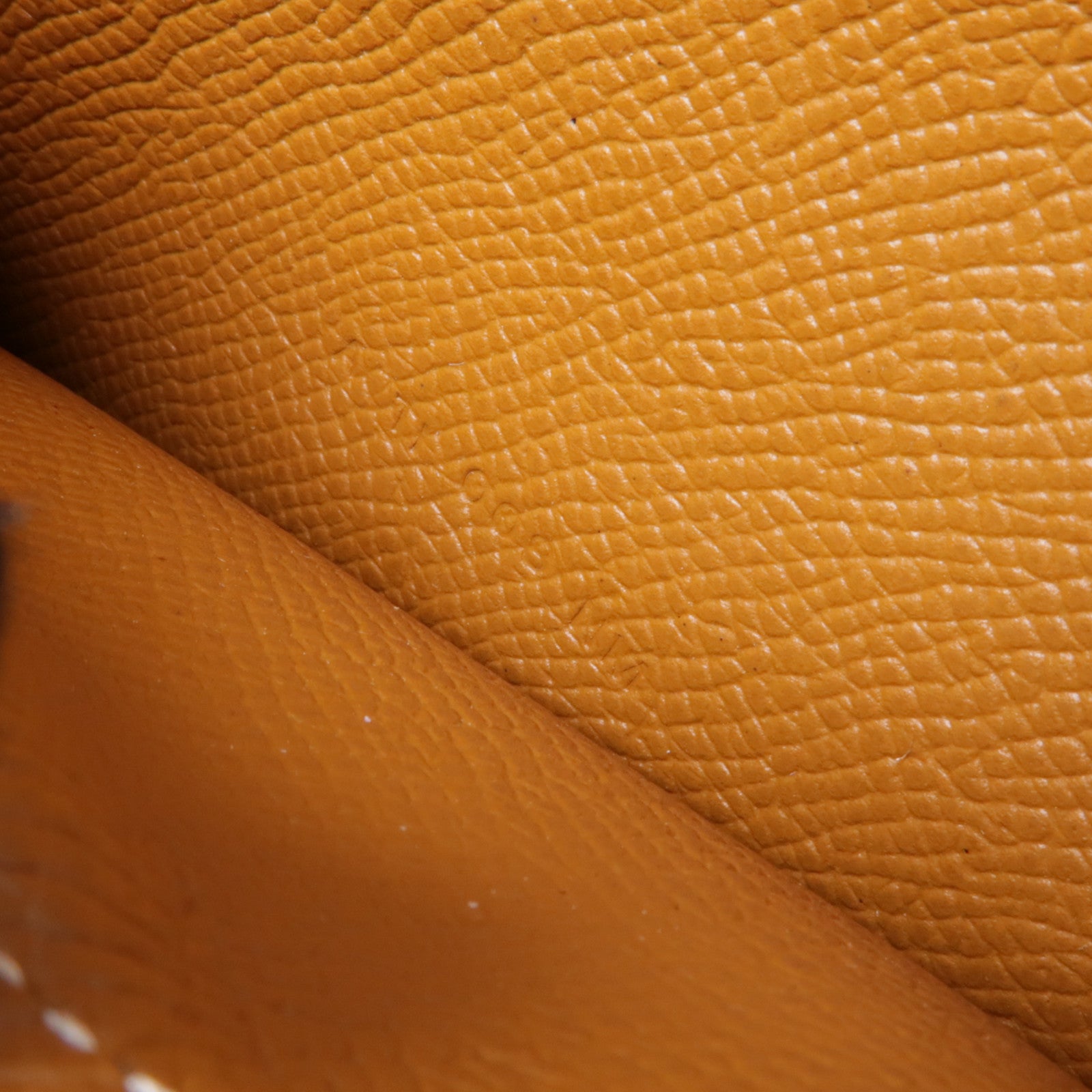 HERMES Epsom皮革Bearn Wallet銀扣長錢包Gold