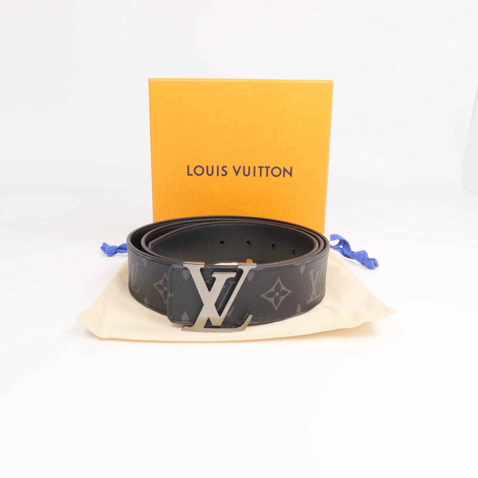 LOUIS VUITTON Monogram Eclipse Belt皮帶