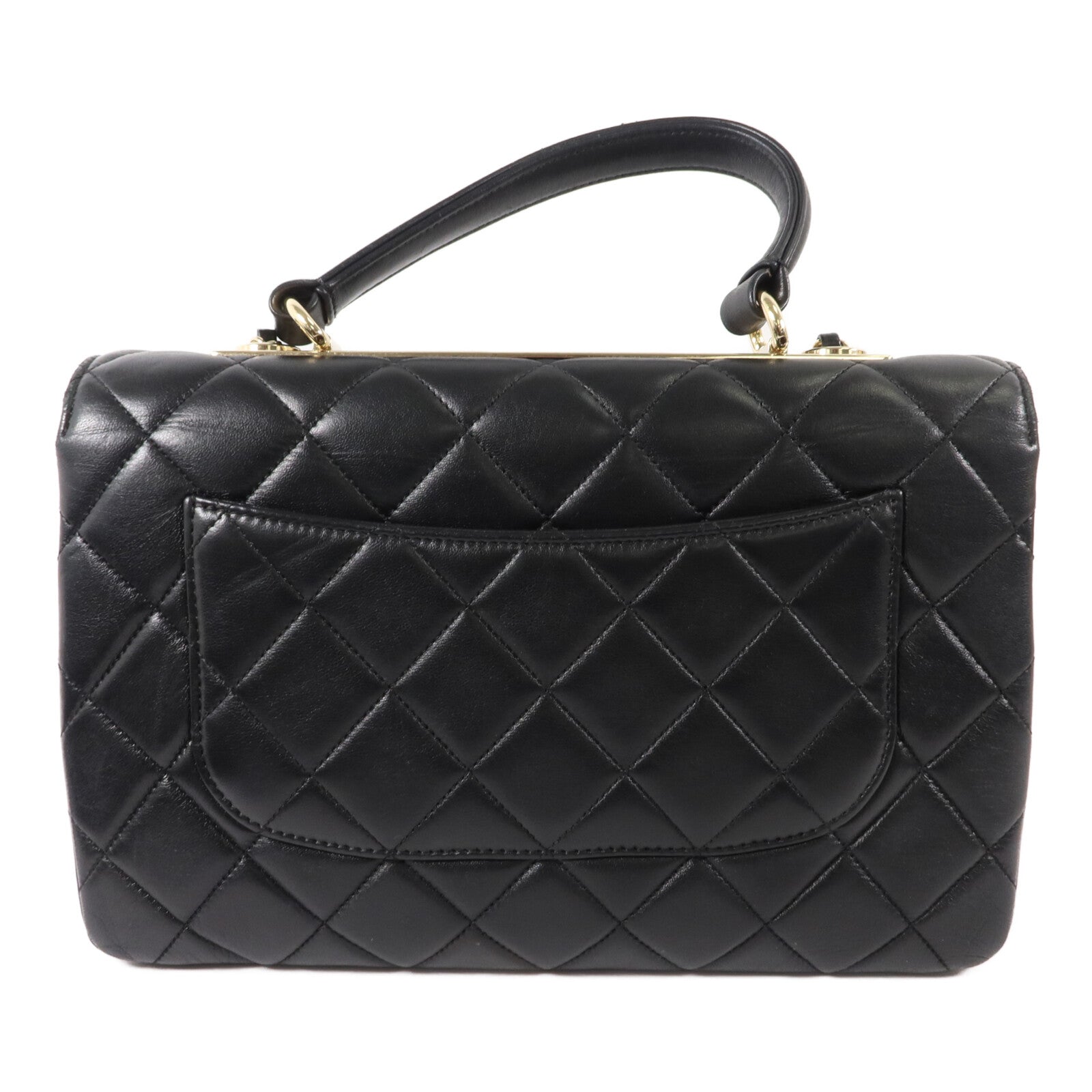 CHANEL 羊皮皮革Trendy CC Top Handle手挽肩背兩用袋