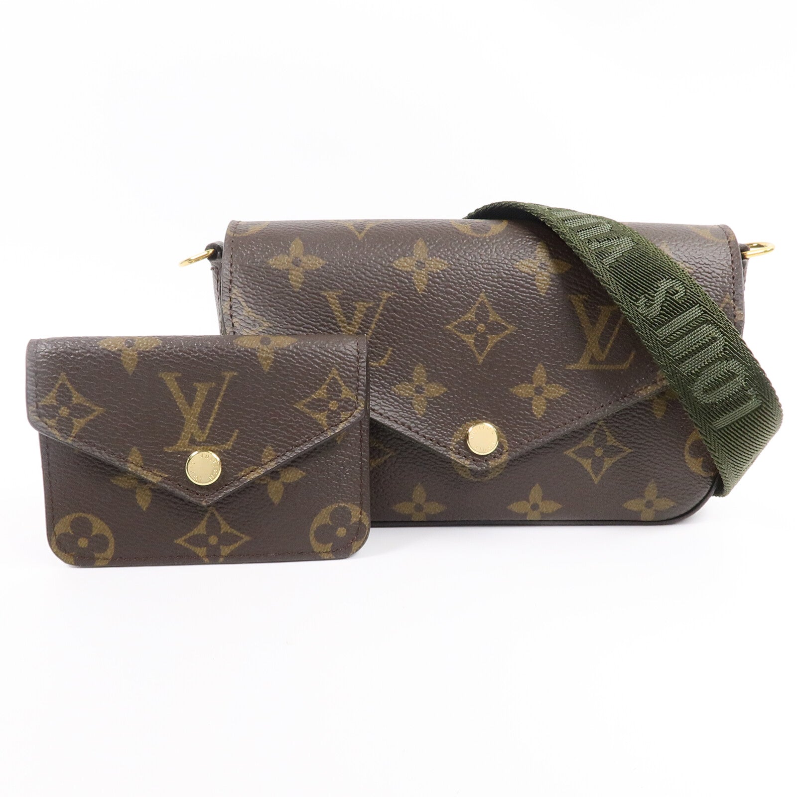 LOUIS VUITTON Monogram Felicie Strap & Go肩背袋
