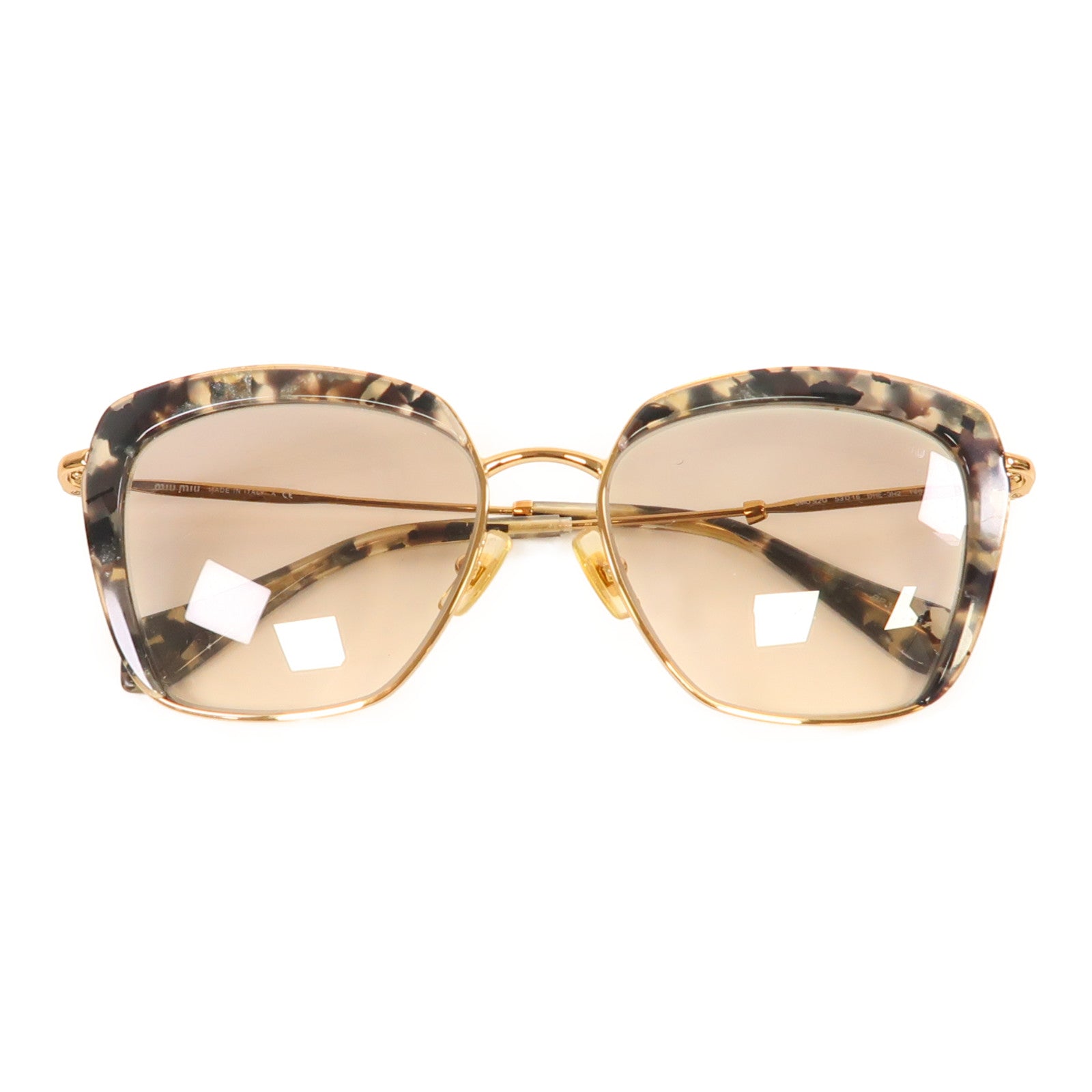 Miu Miu 金屬Sunglasses太陽眼鏡金色/黑色