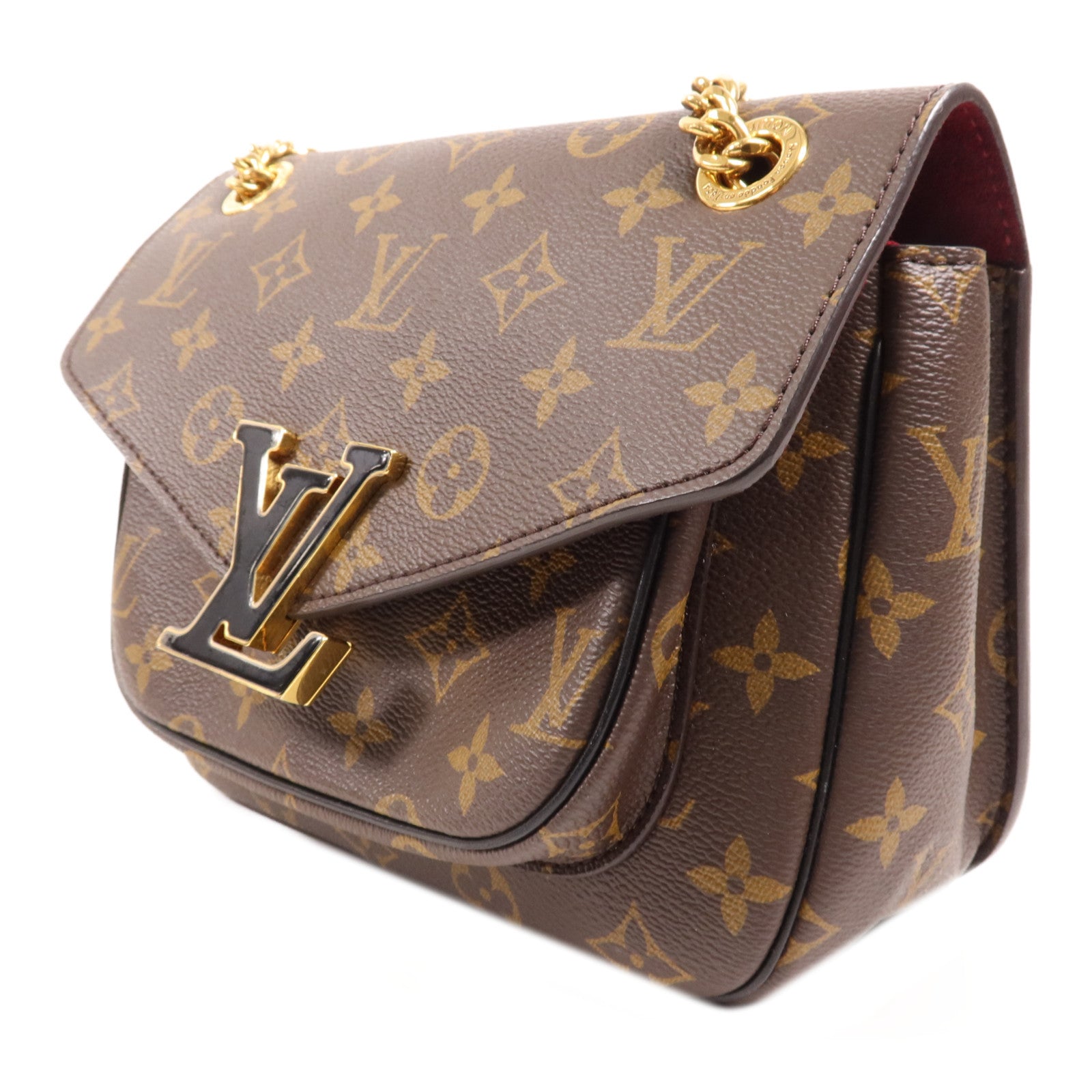LOUIS VUITTON Monogram Passy金扣肩背袋