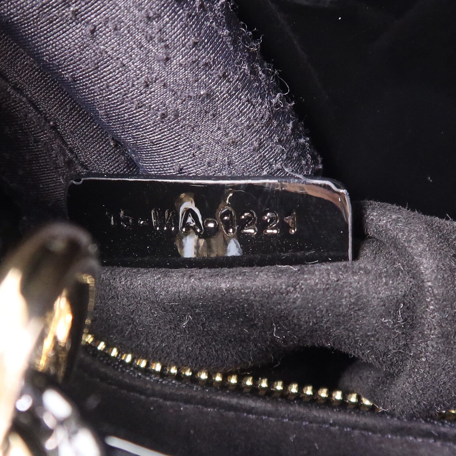 Dior 漆皮皮革Lady Dior Small金扣手挽肩背兩用袋