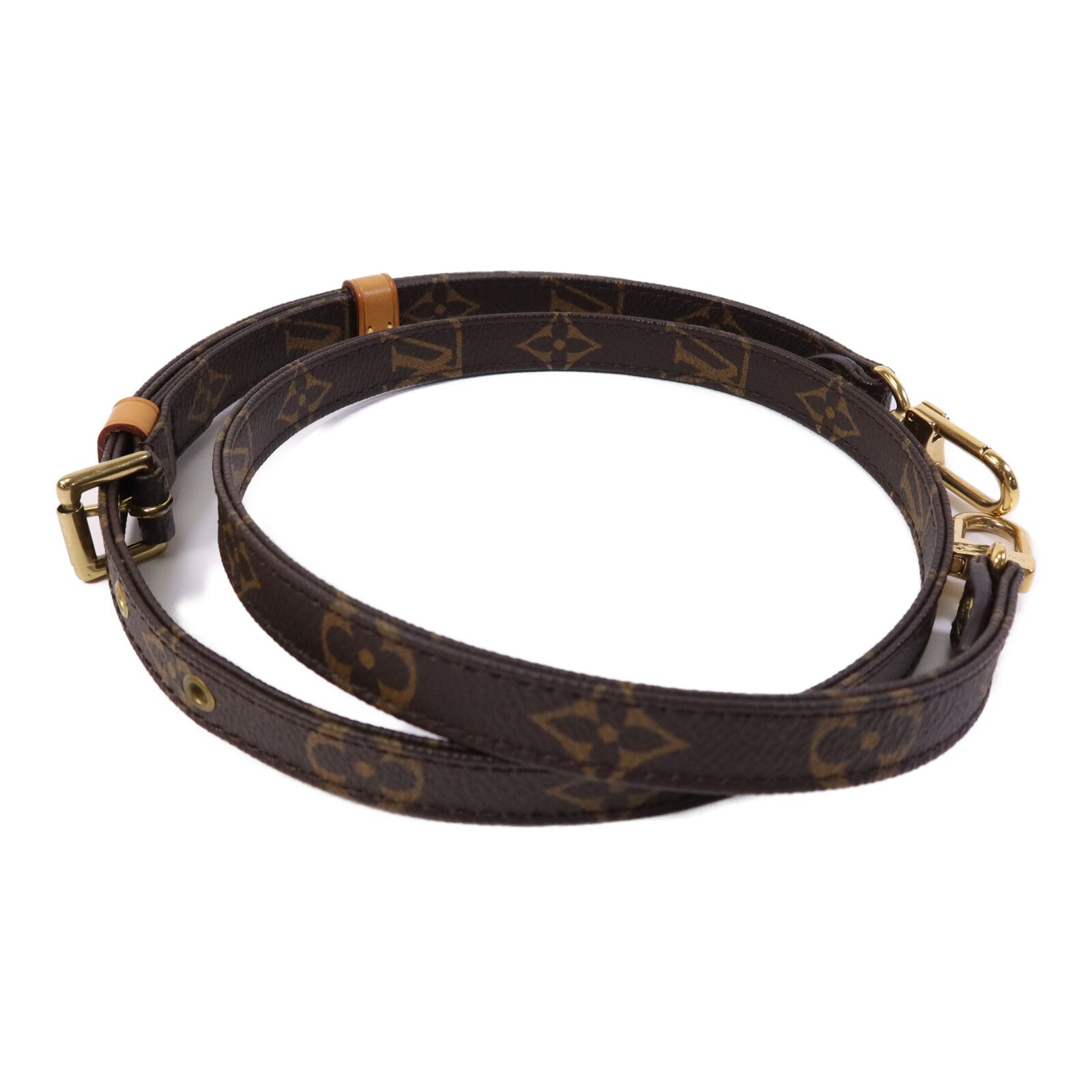 LOUIS VUITTON Monogram Shoulder Strap金扣肩帶