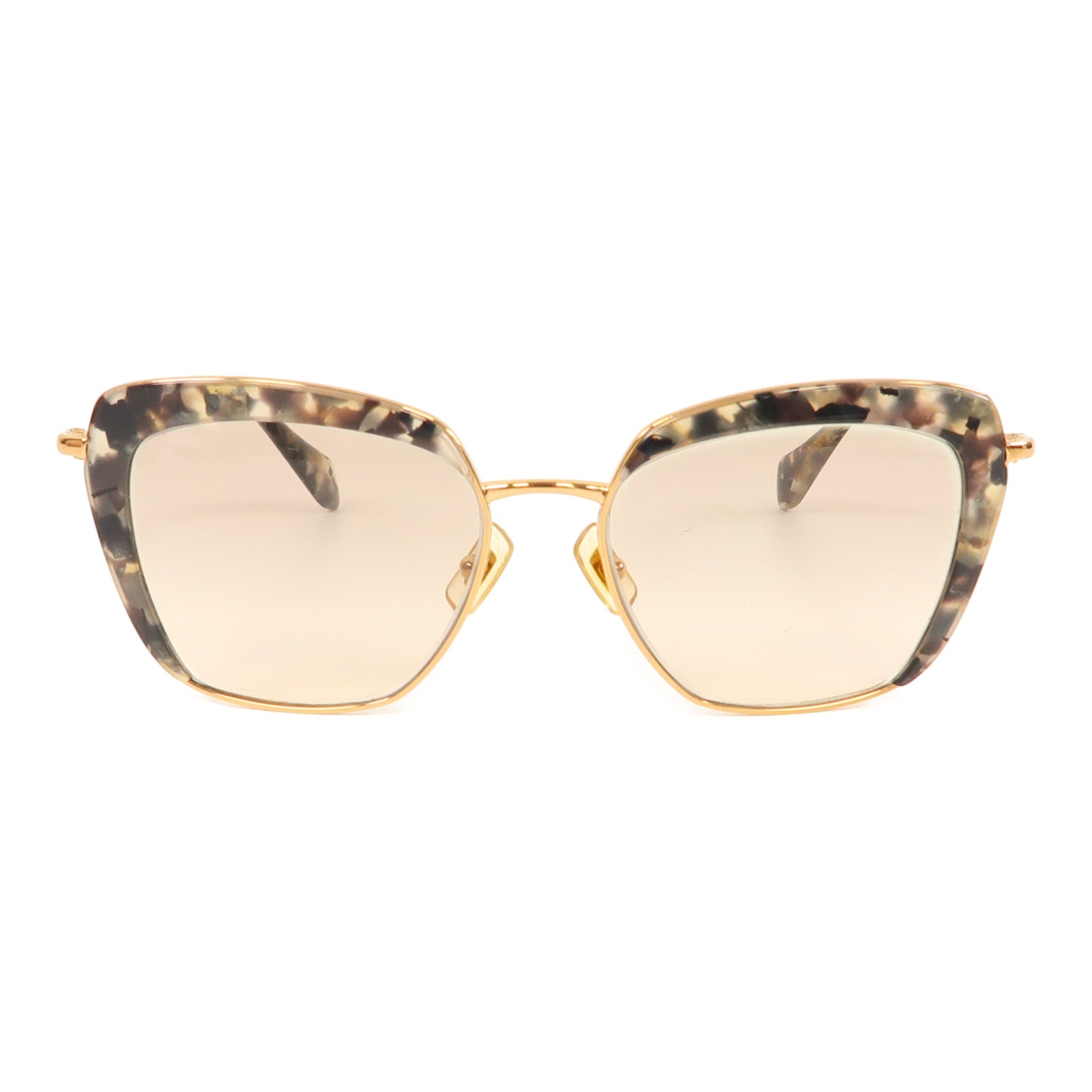 Miu Miu 金屬Sunglasses太陽眼鏡金色/黑色