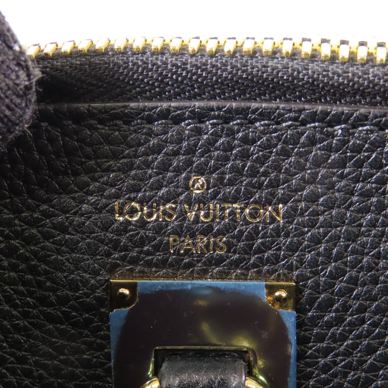 LOUIS VUITTON 皮革City Steamer MM金扣手挽肩背兩用袋