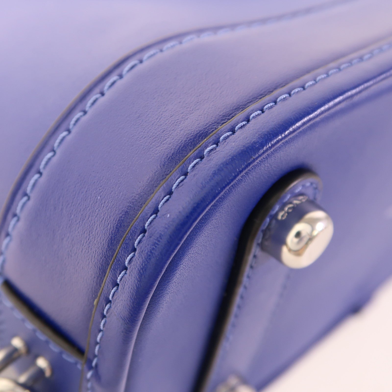 COACH 牛皮皮革Revel Bag 24銀扣手挽肩背兩用袋