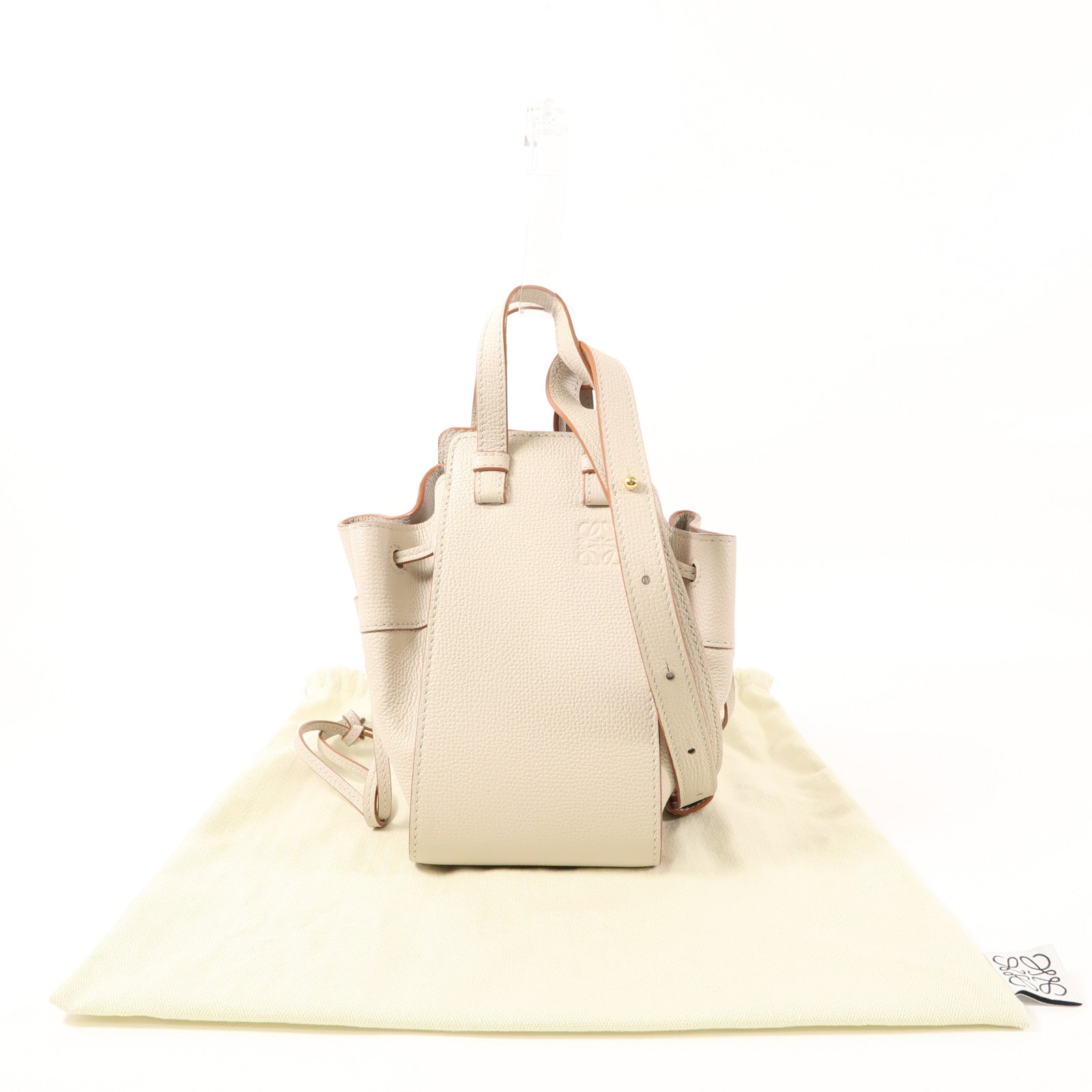 LOEWE 牛皮皮革Hammock DW Mini金扣手挽肩背兩用袋