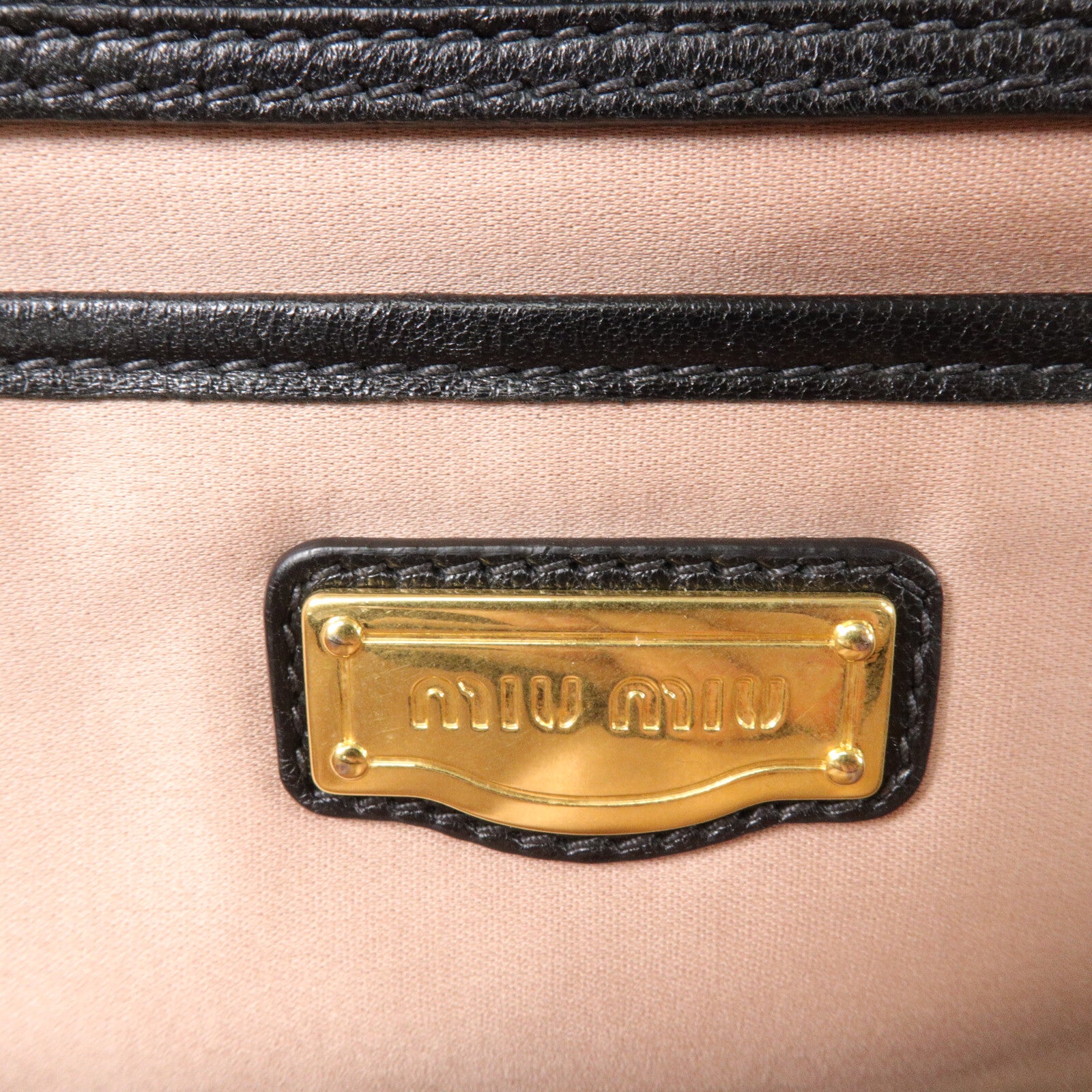Miu Miu 羊皮皮革2 Way Bag手挽肩背兩用袋