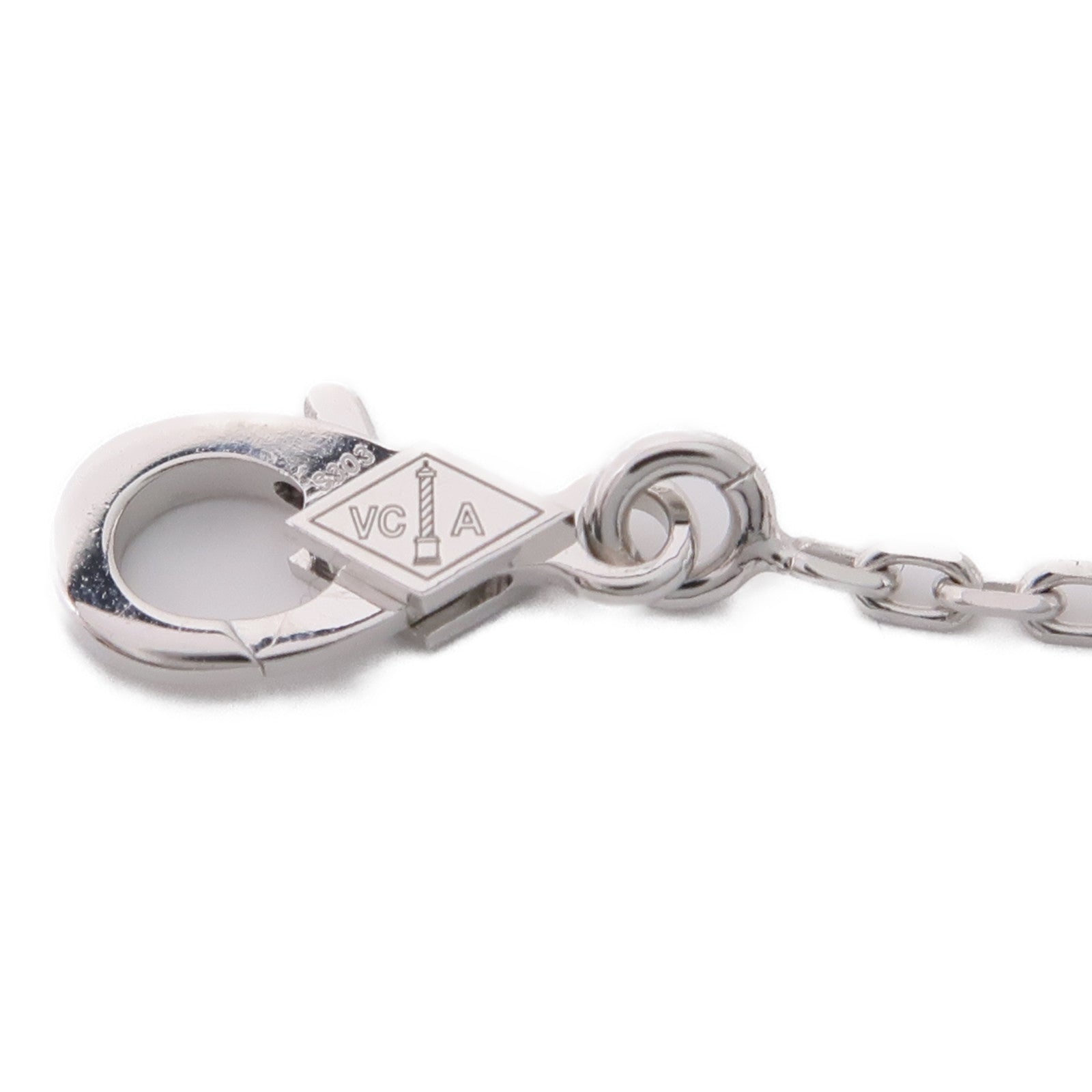 Van Cleef & Arpels 【激減優惠】18K白金Two Butterfly Pendant鑽石項鍊